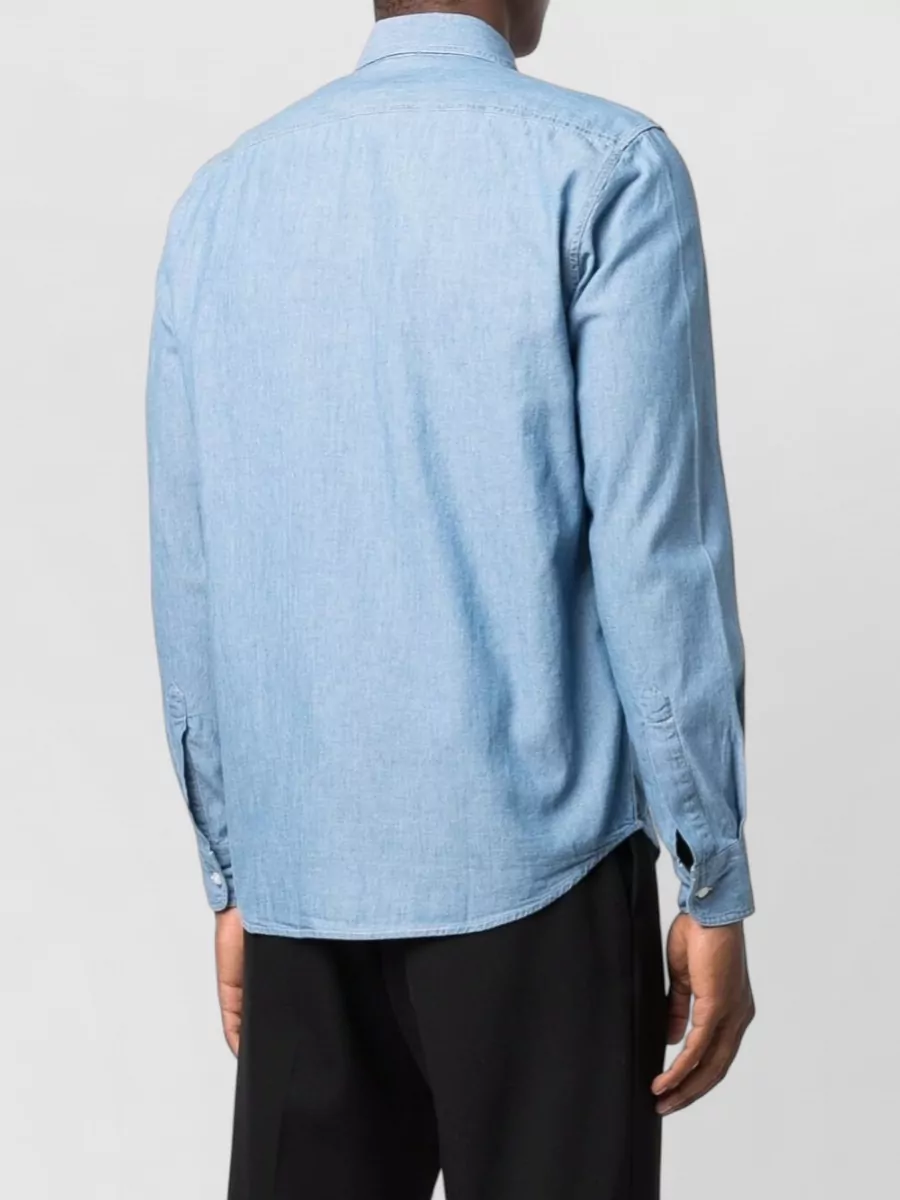 Aspesi Silk Nylon Shirt Button Down Collar Pockets