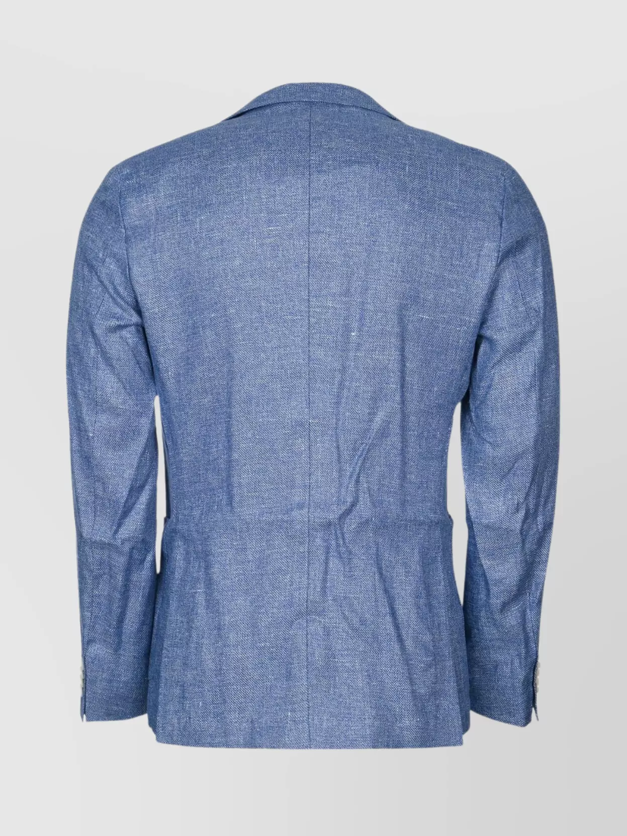 Hugo Boss Tailored Jacket With Flap Pockets And Vent In Blue