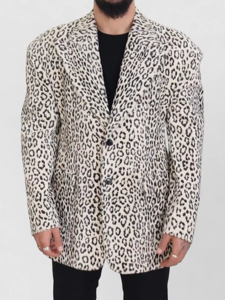 Dolce&Gabbana Leopard single breasted blazer