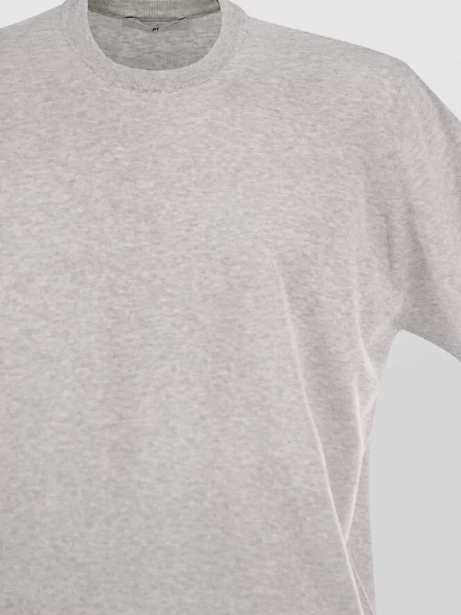 Pt Torino Ribbed Cotton Knit Sweatshirt