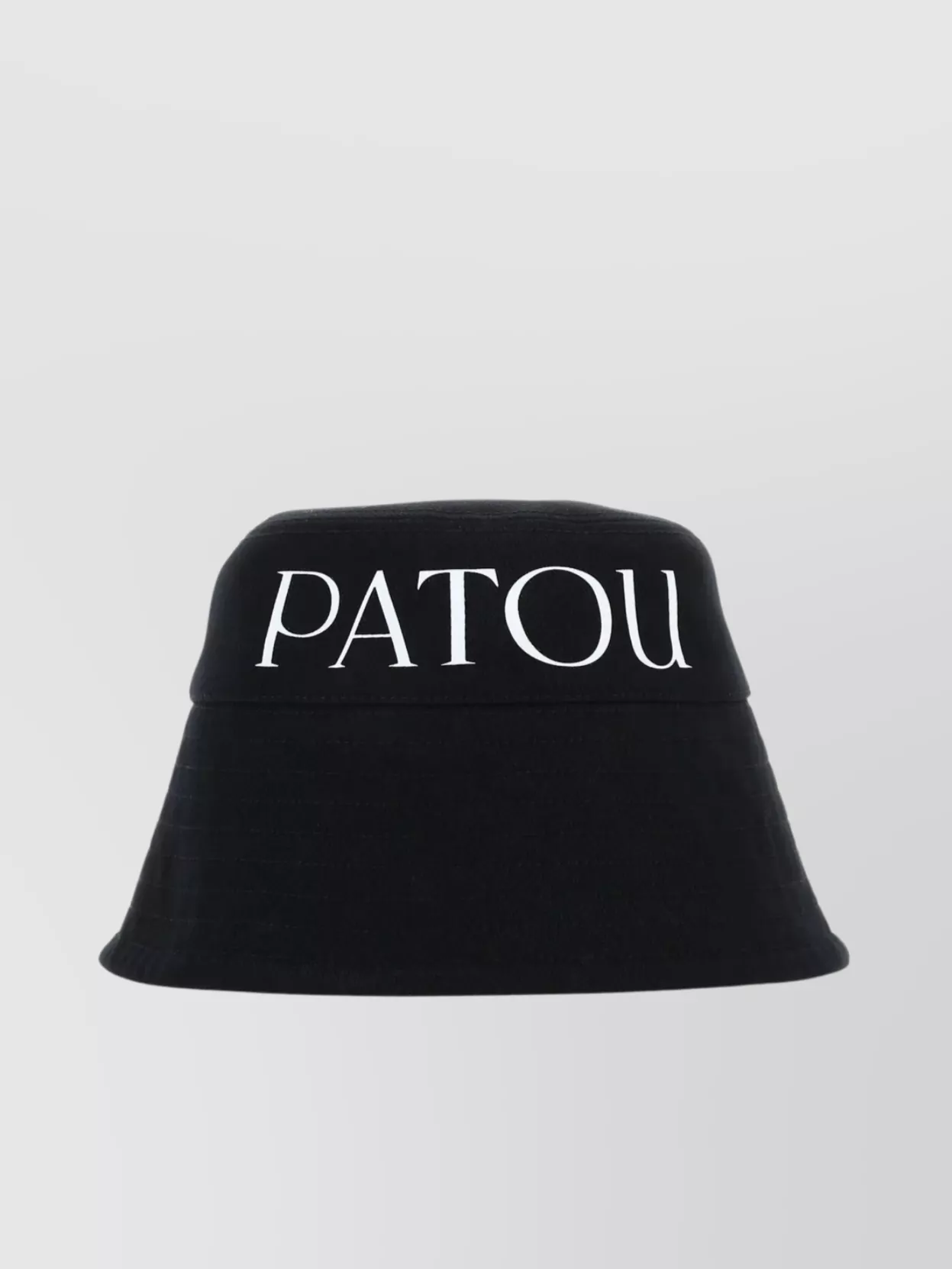 Shop Patou Canvas Wide Brim Hat In Black