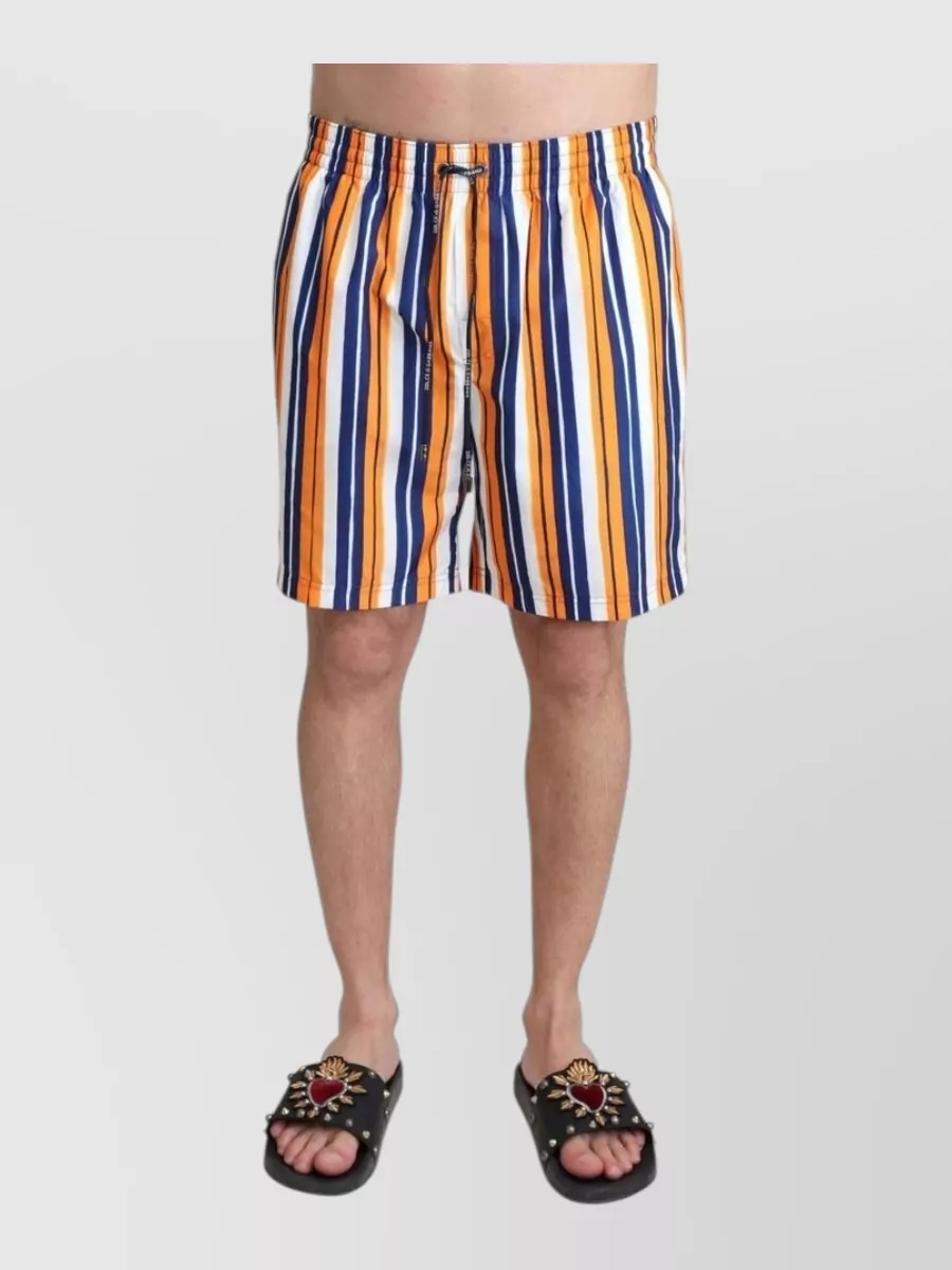 Dolce&Gabbana striped swim shorts