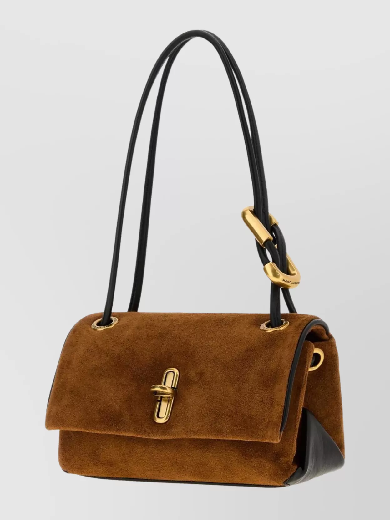 Marc Jacobs Mini Dual Shoulder Bag In Suede