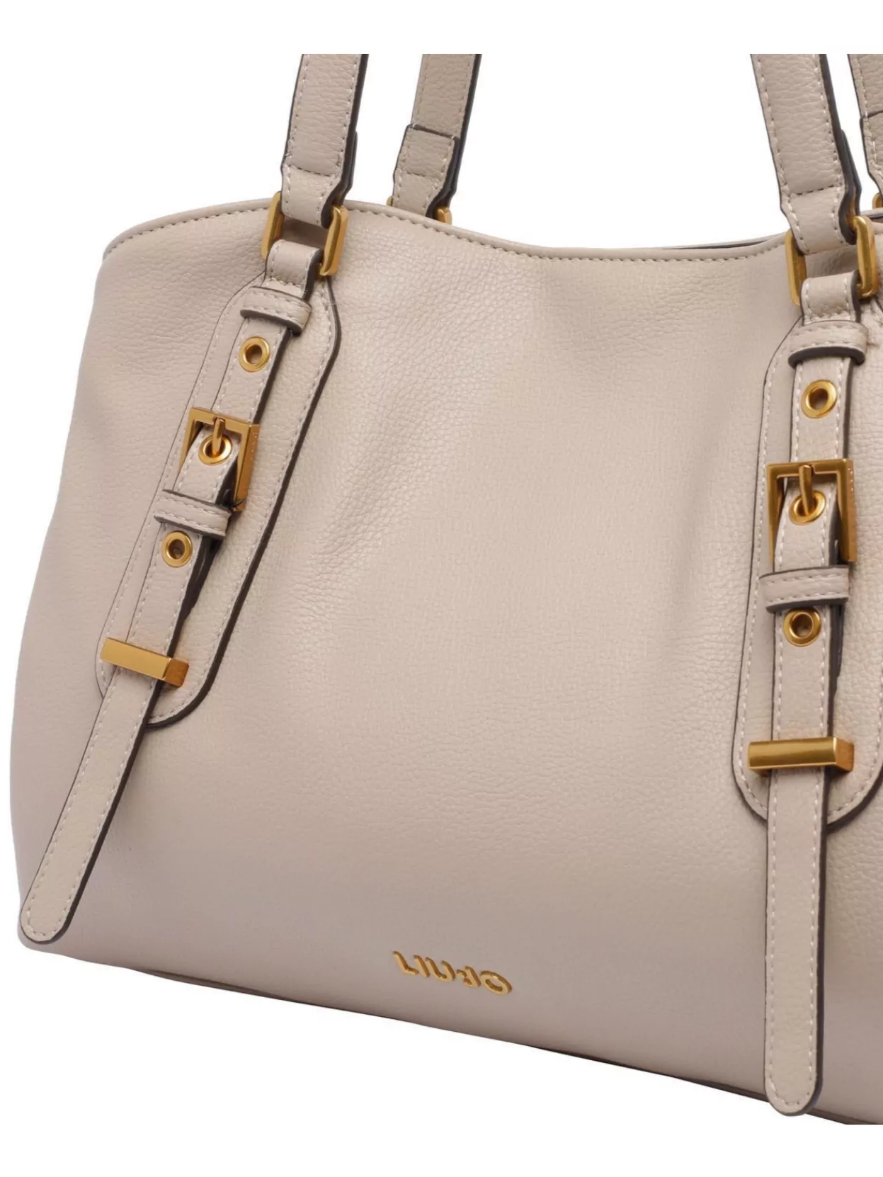 Liu Jo Chic Satchel Bag With Buckle And Handles