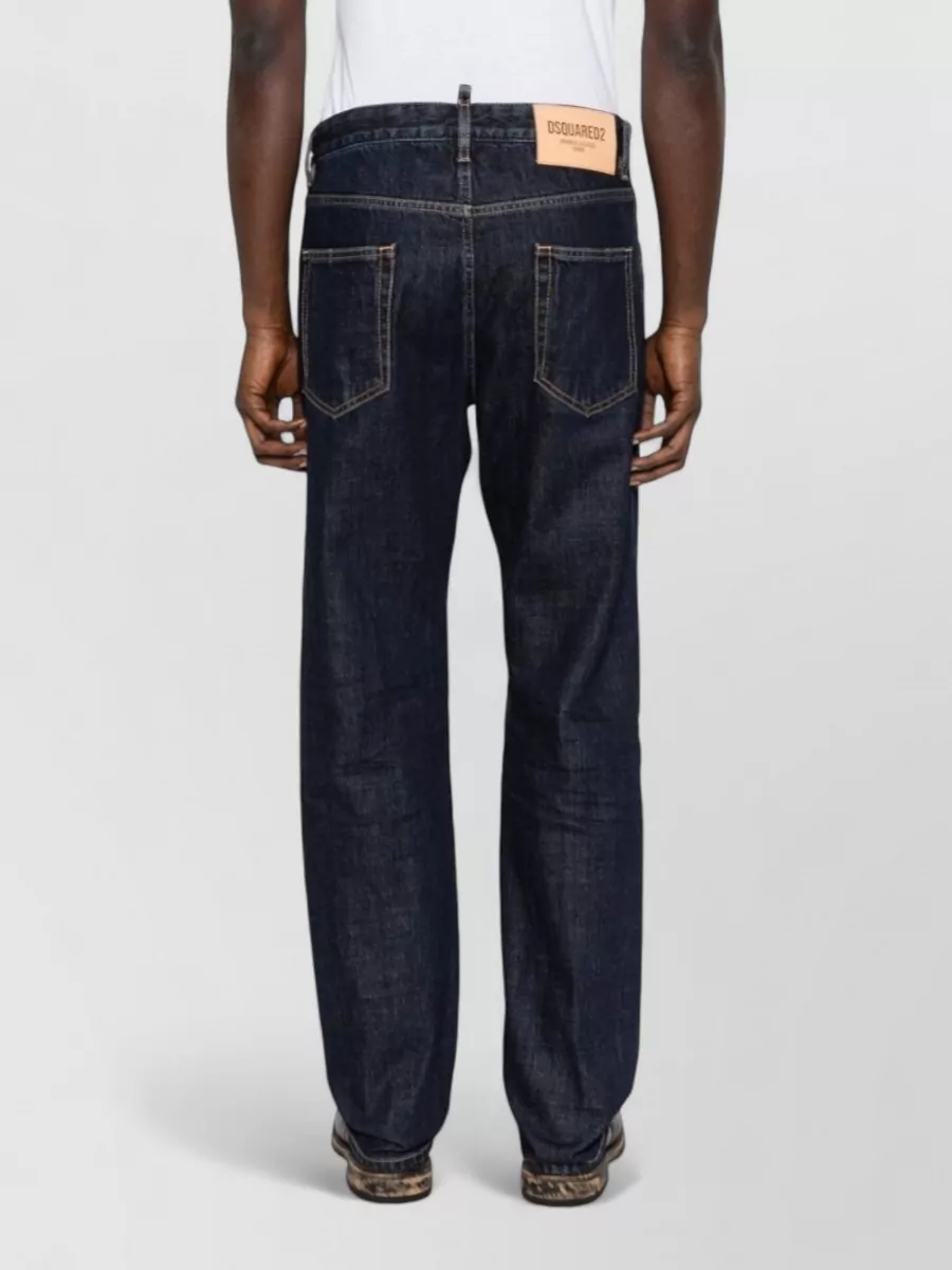 Dsquared2 Straight Leg Trousers Five Pocket Design
