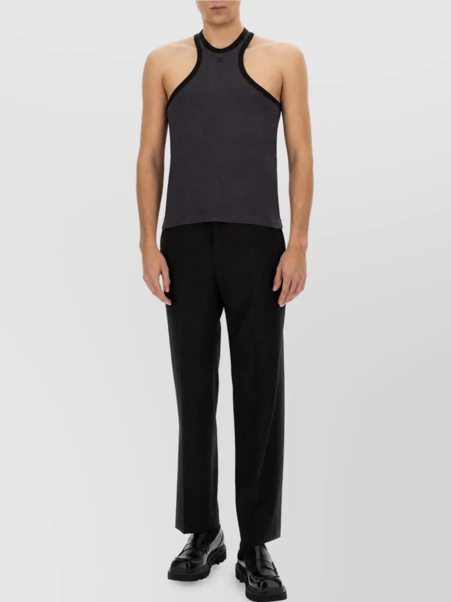 Courrèges Cotton Swim Top
