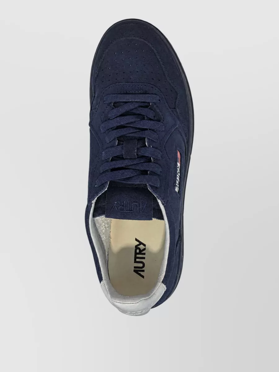 Autry Suede Leather Low-Top Sneakers