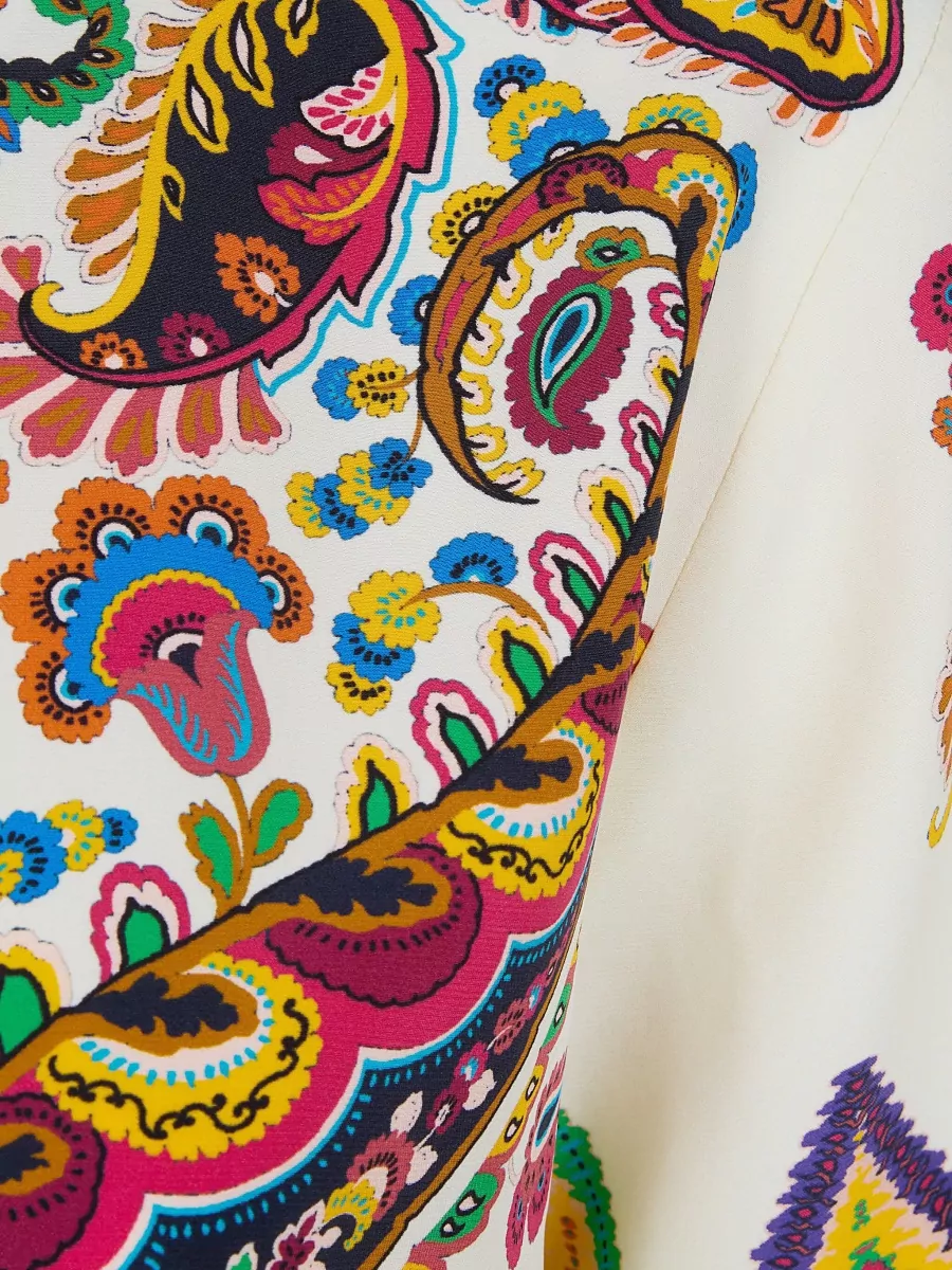 Etro Short Sleeve T-Shirt Colorful Print