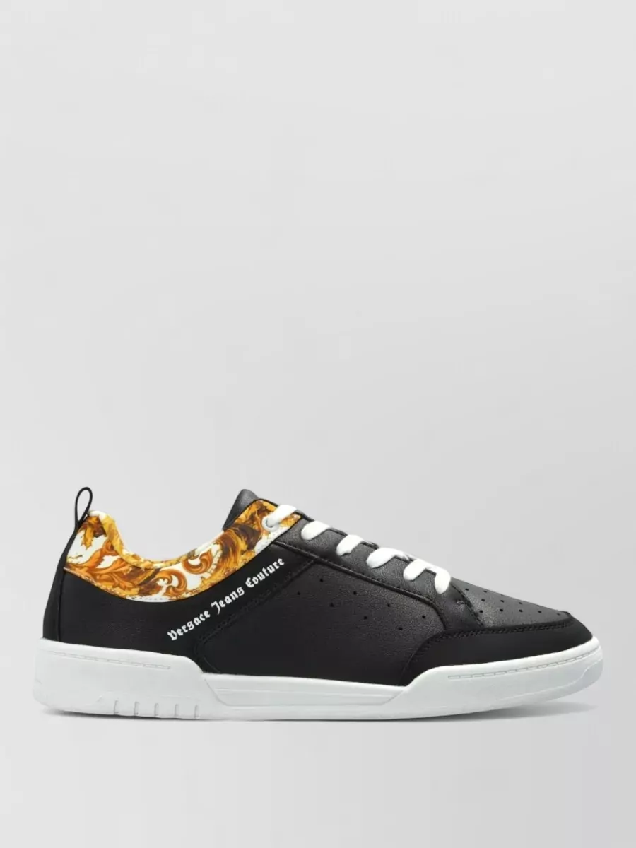 Versace Jeans Couture leather low-top sneakers
