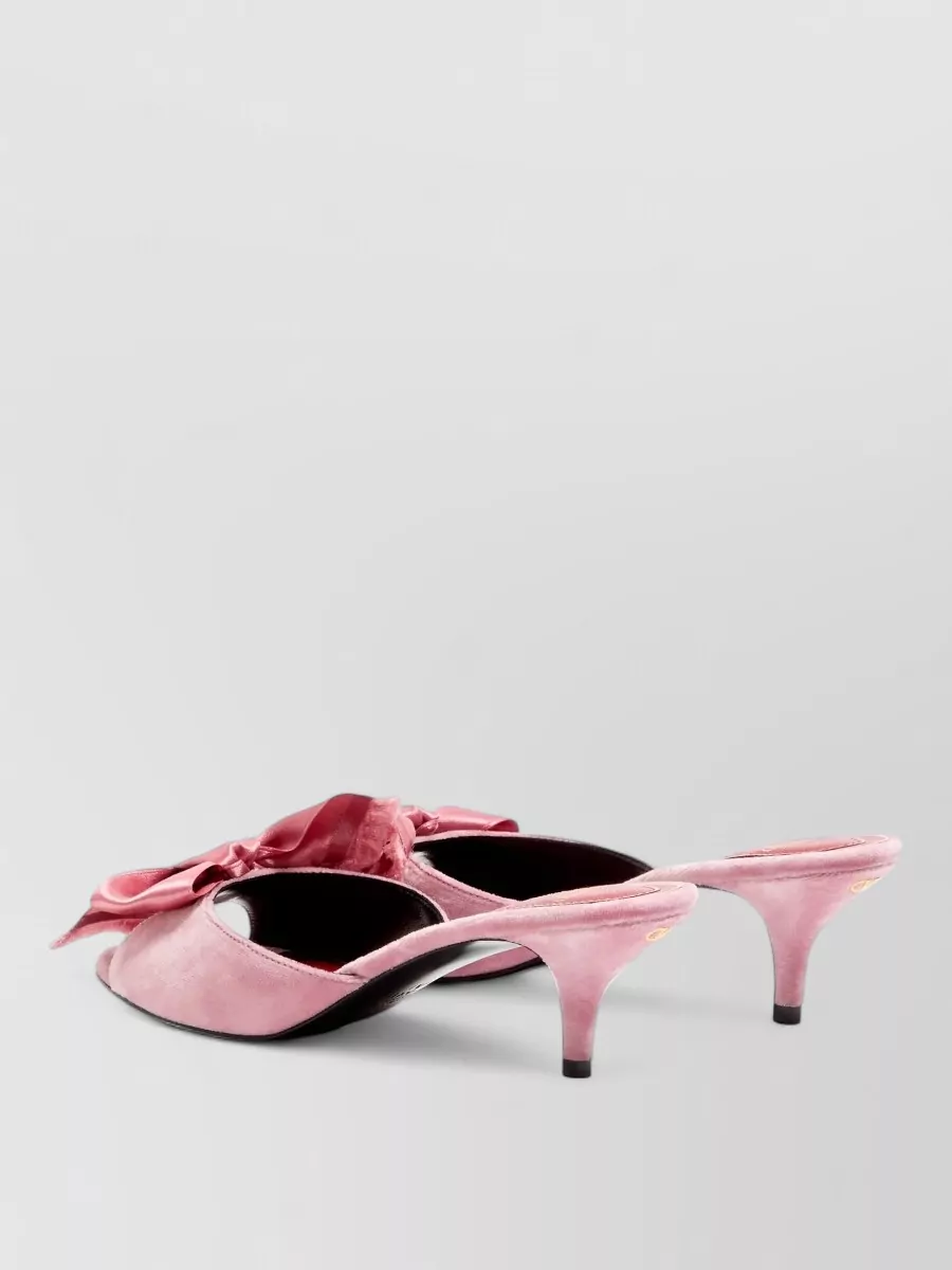 Valentino Leather Slide Mules