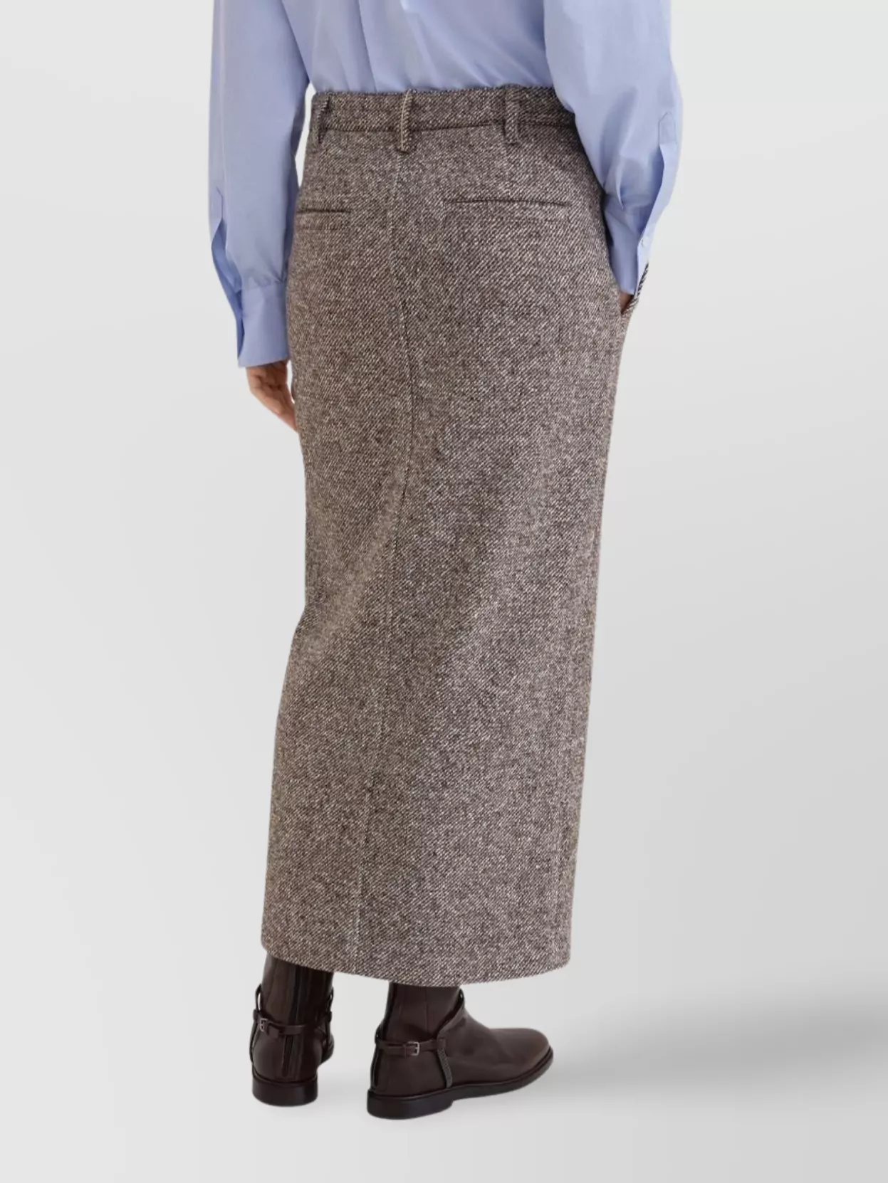 Brunello Cucinelli Skirt Long Wool Belt Loops
