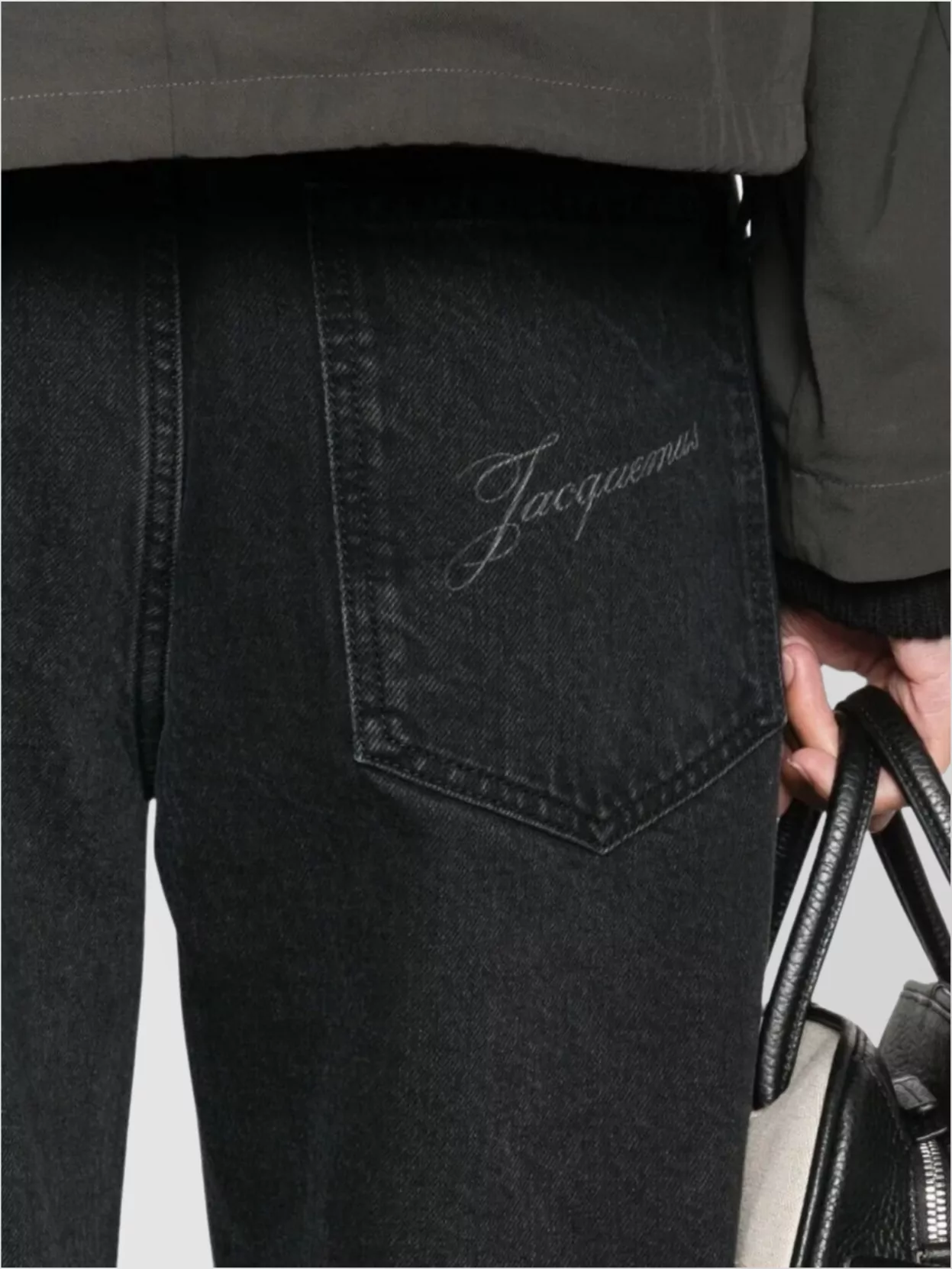 Jacquemus Denim Trousers With Belt Loops