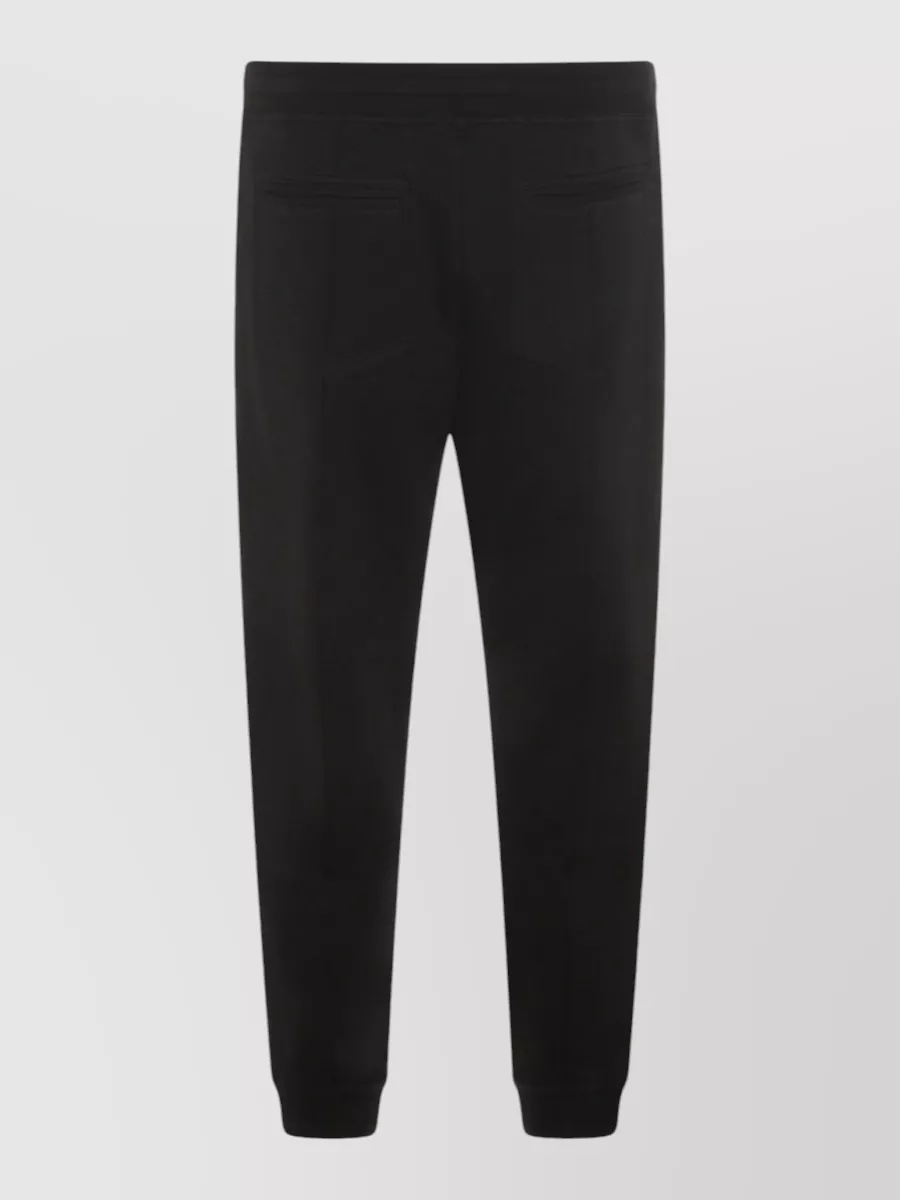 Brunello Cucinelli Casual Trousers Back Pockets Ribbed Cuffs Side Detail