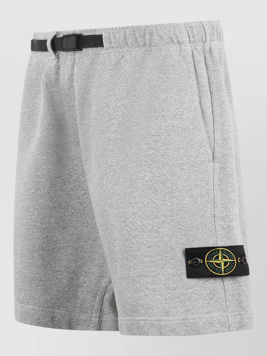 Stone Island Wide-Leg Shorts