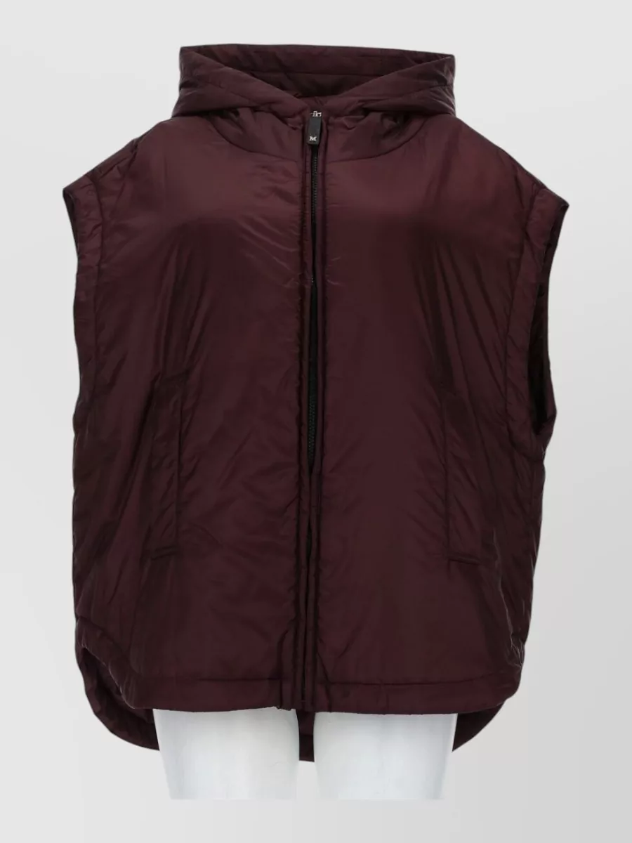 S Max Mara quilted hooded gilet