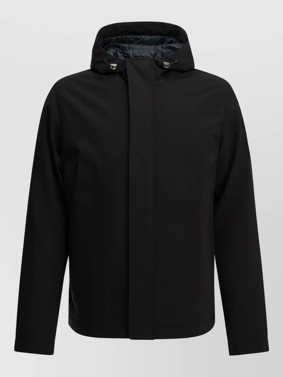 Herno short hooded down puffer jacket
