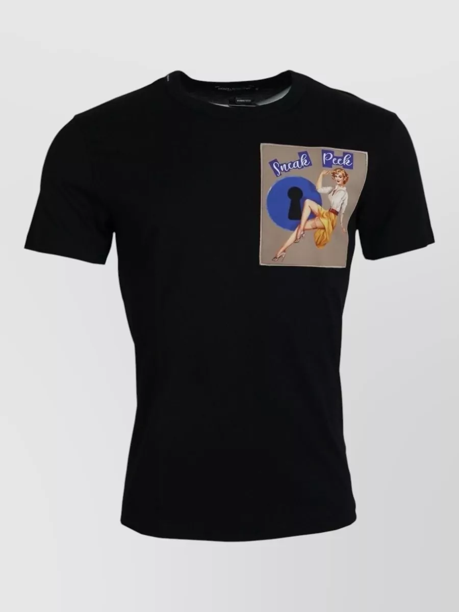 Dolce&Gabbana cotton printed short-sleeve t-shirt