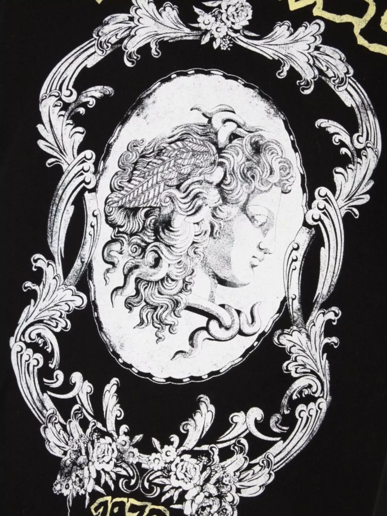 Versace Crew Neck Graphic Print Short Sleeves T-Shirt