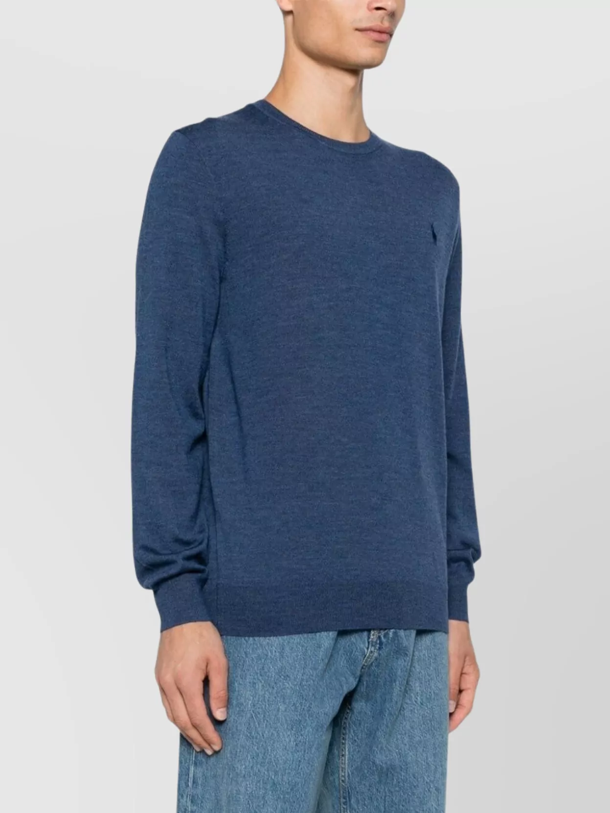 Ralph Lauren Ribbed Crewneck Knit Sweater