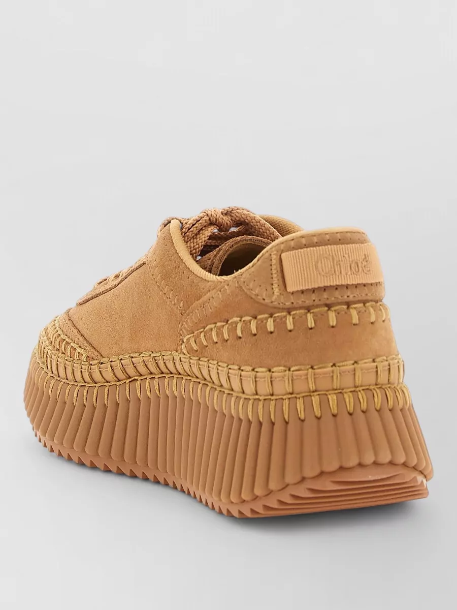 Chloé Nama Wedge Sneakers