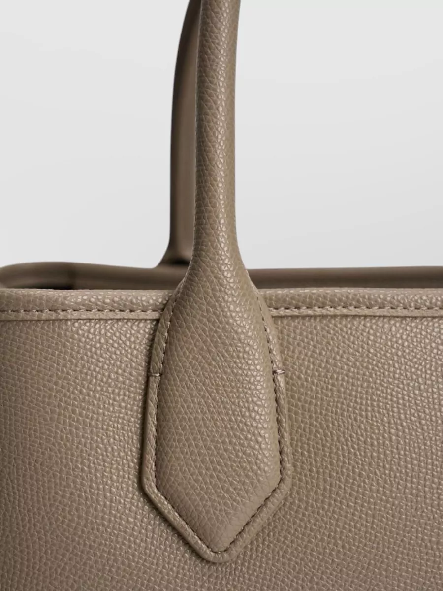 Emporio Armani Grained Shopping Bag