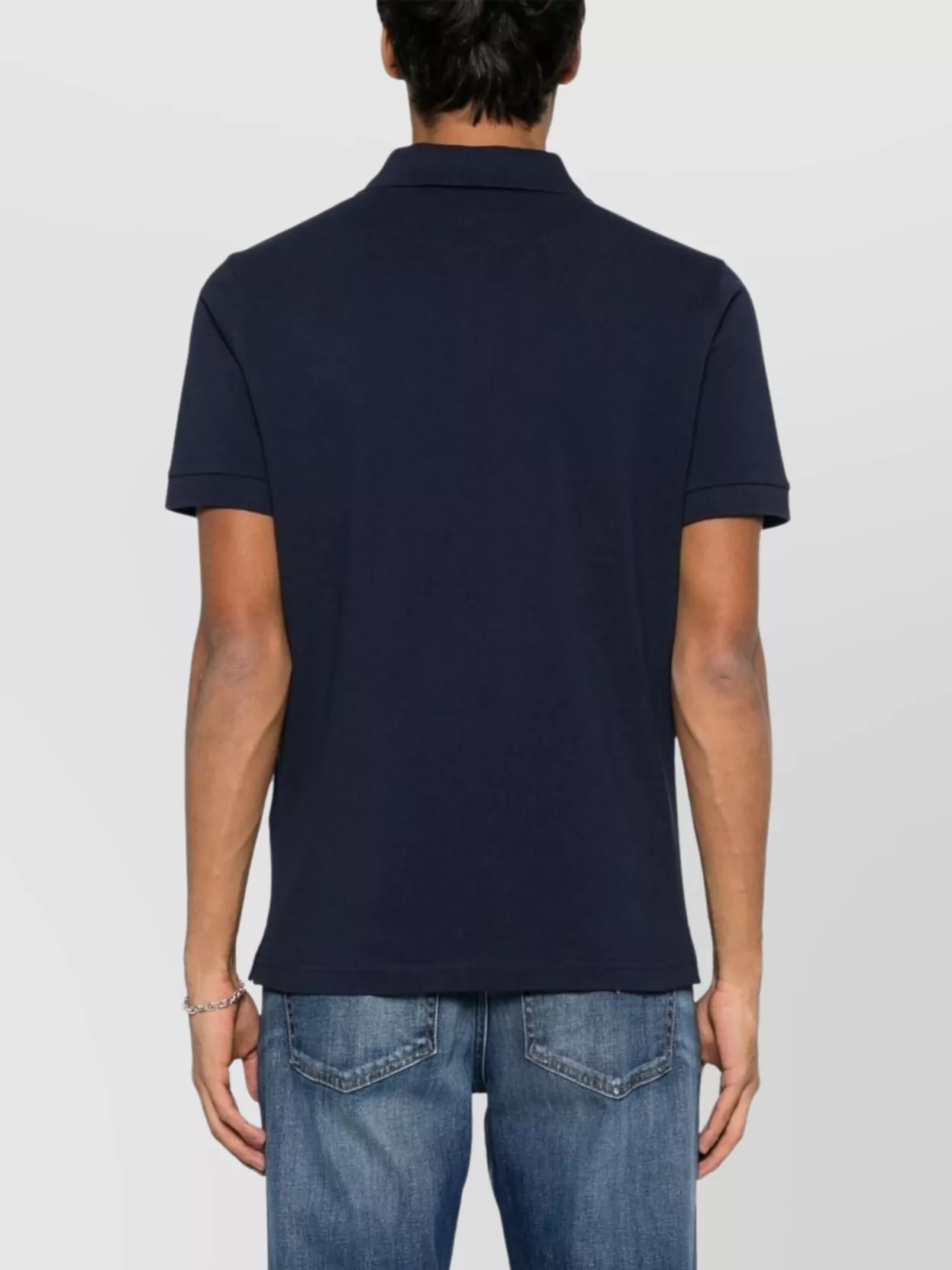 Fay Polo Buttoned Side Slits