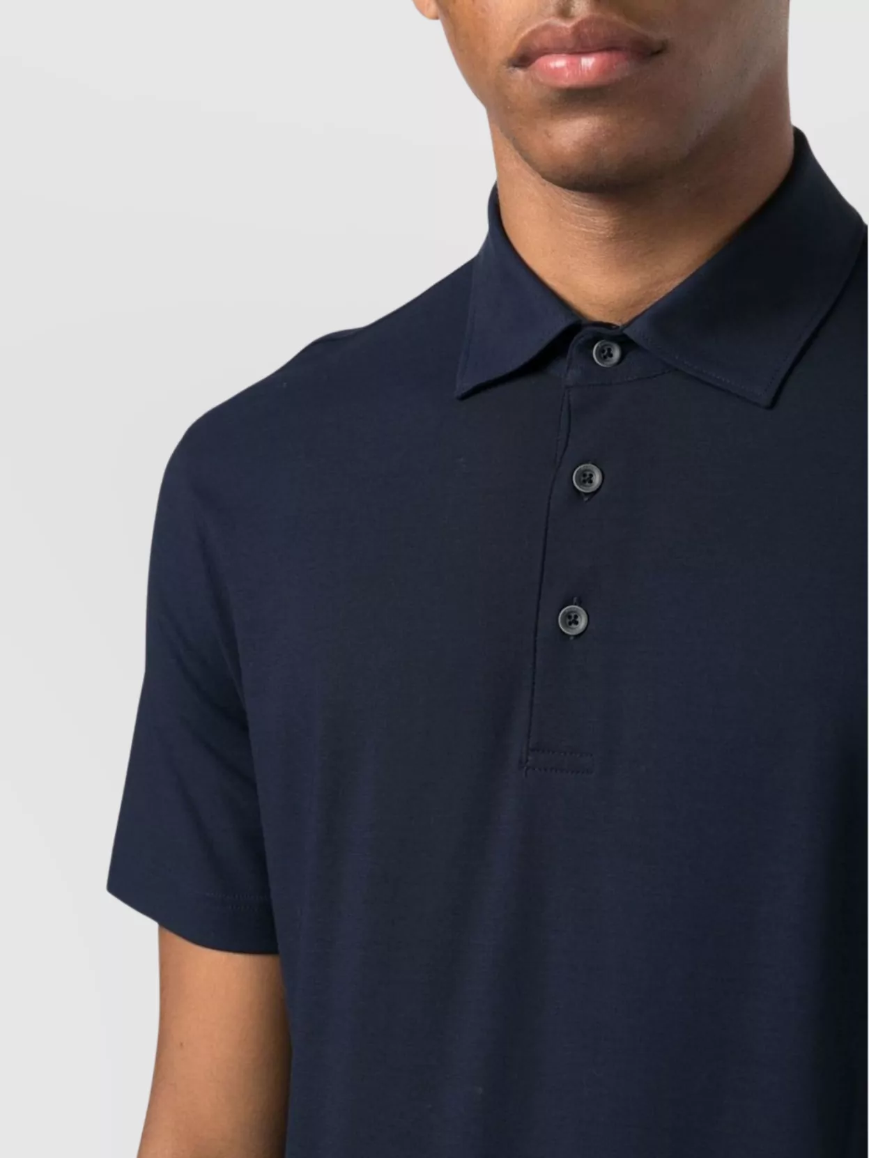Herno Men's Short Sleeve Polo Shirt