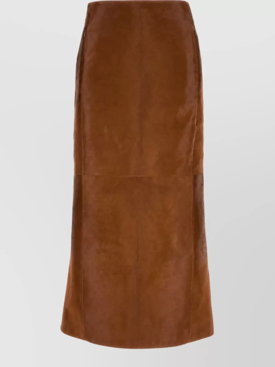 Alaïa Leather Pencil Skirt