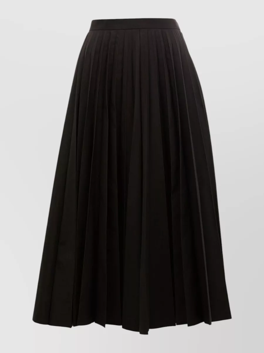 Junya Watanabe pleated midi skirt