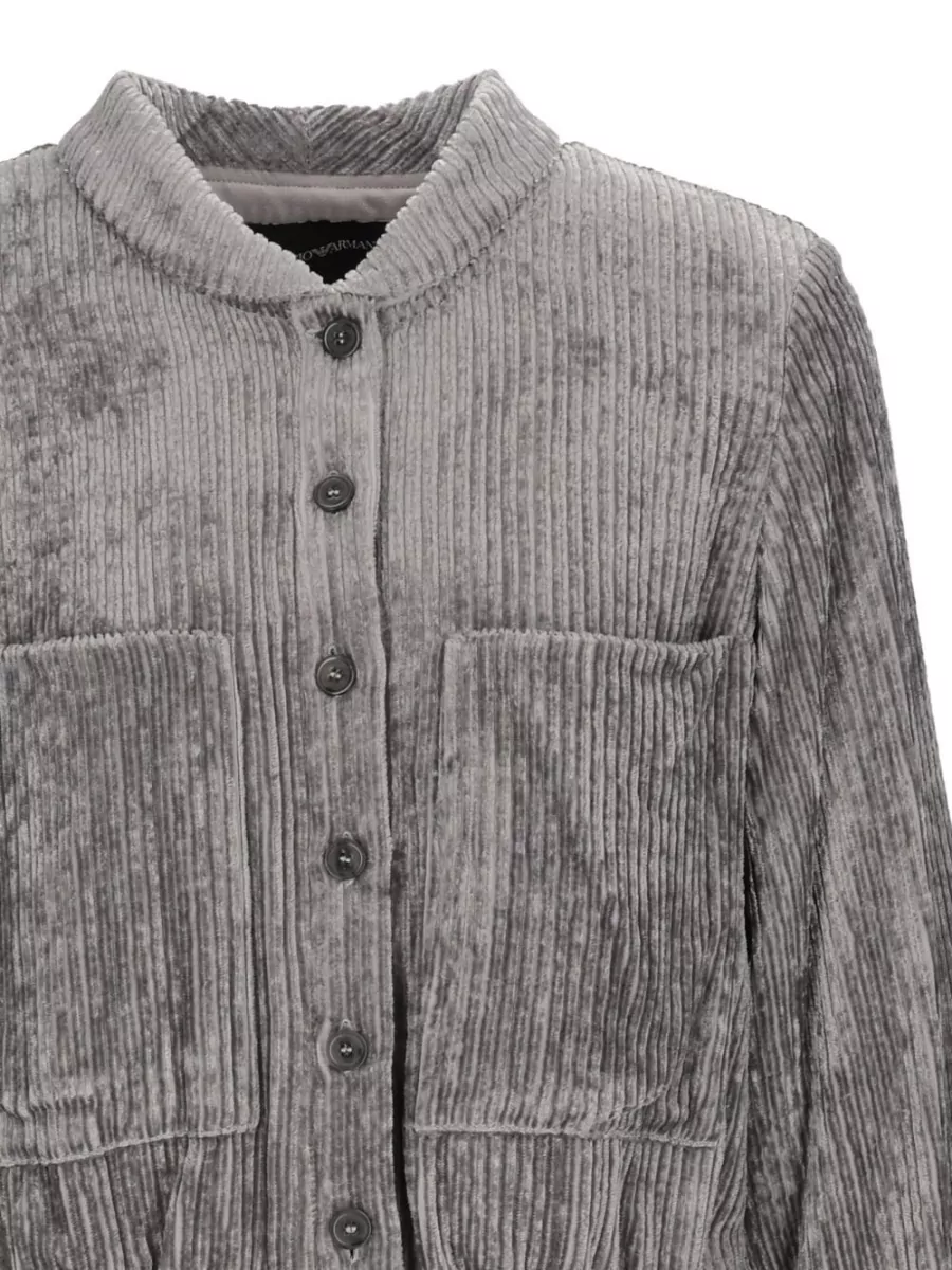 Emporio Armani Corduroy-Effect Jacket