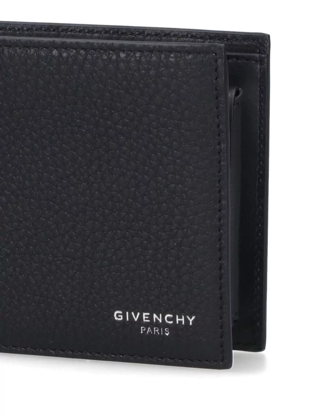 Givenchy Textured Leather Bi-Fold Wallets