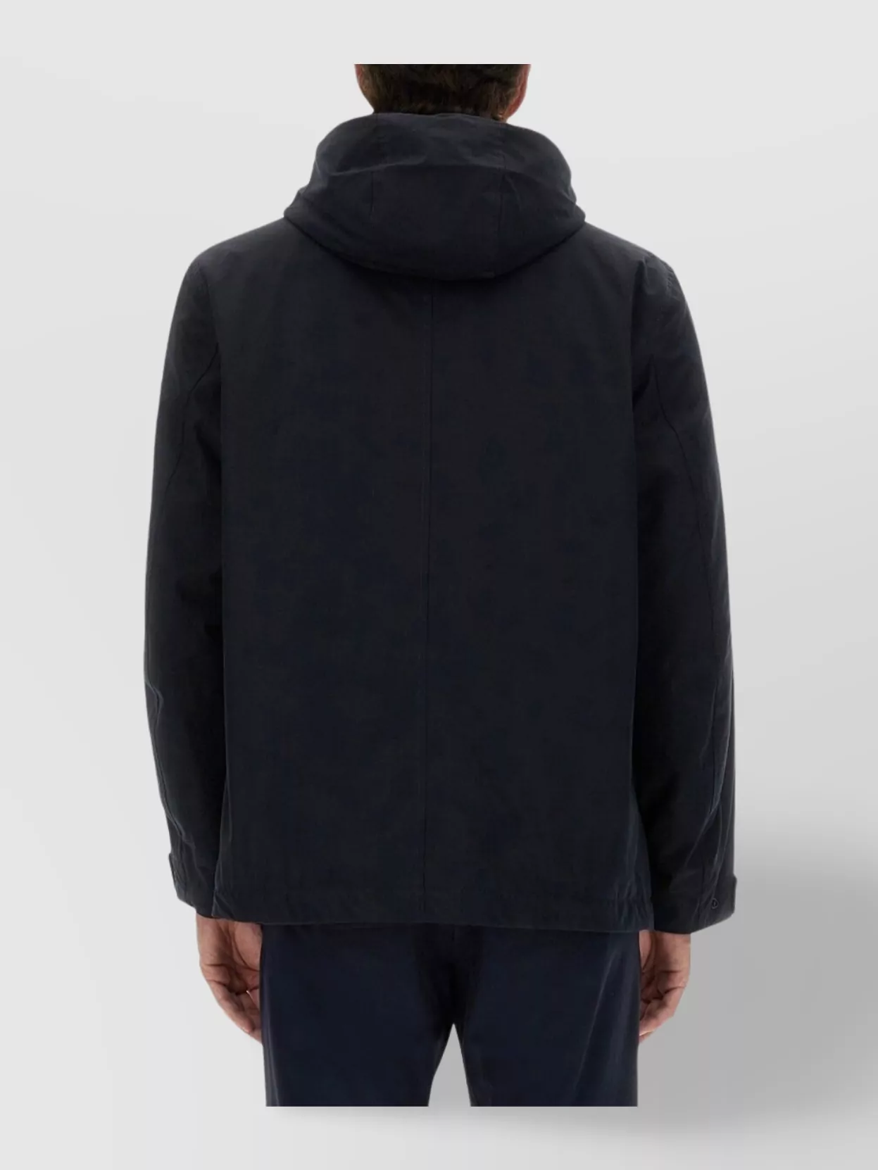 Stone Island Waterproof Hooded Jacket Front Pockets