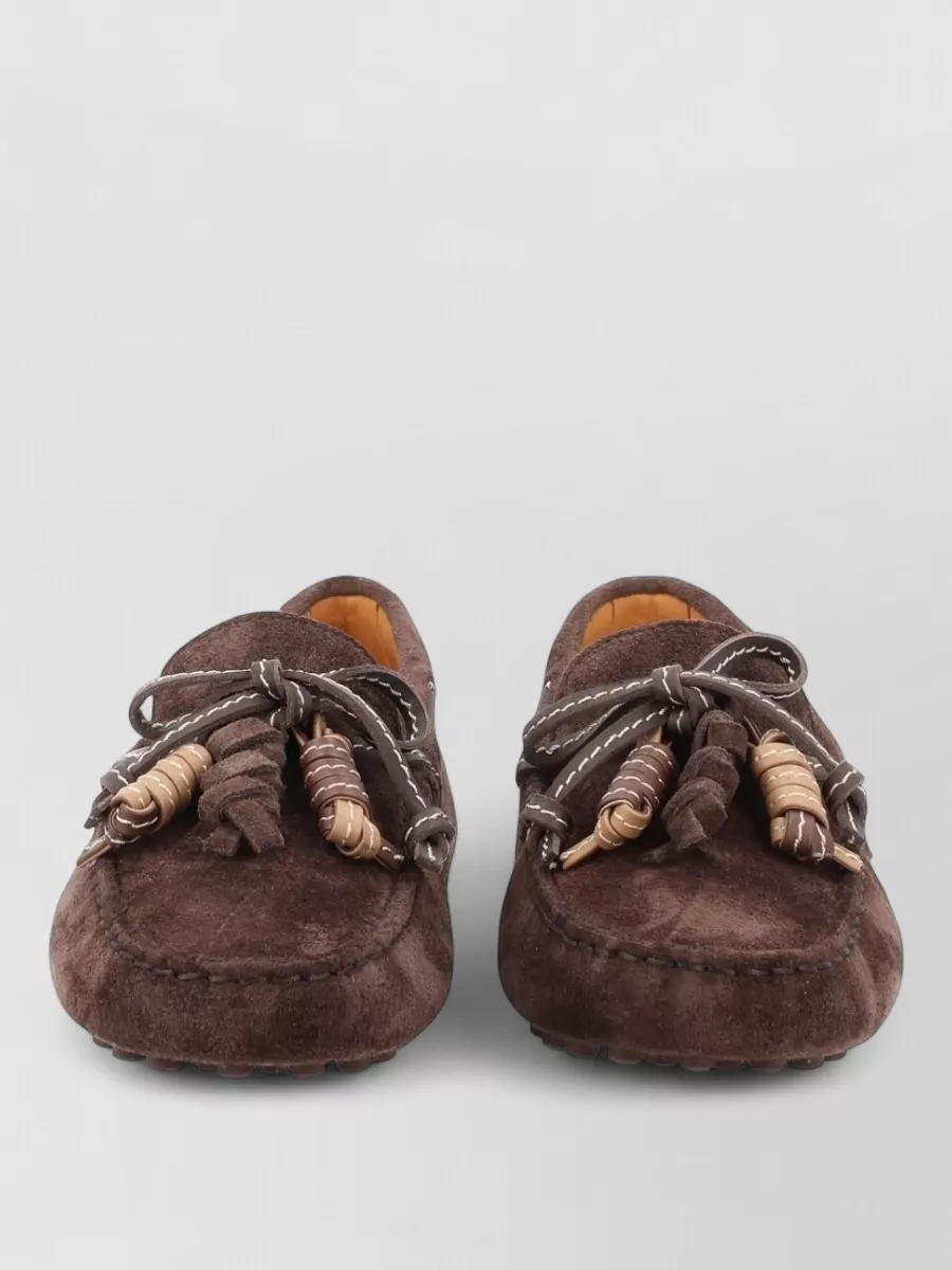 Tod's Suede Leather Loafers