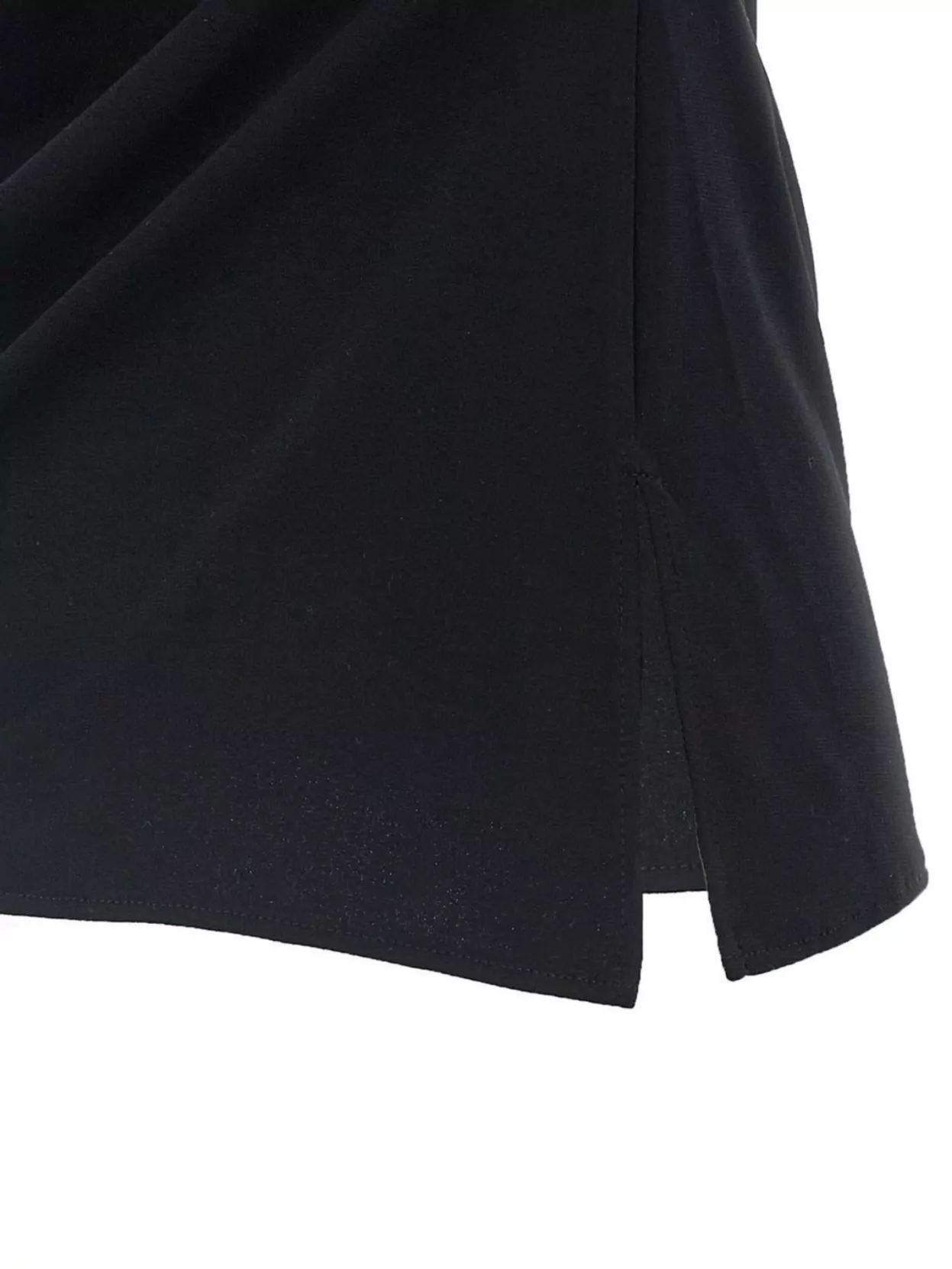 Coperni Draped Neckline Sleeveless Side Slit Top