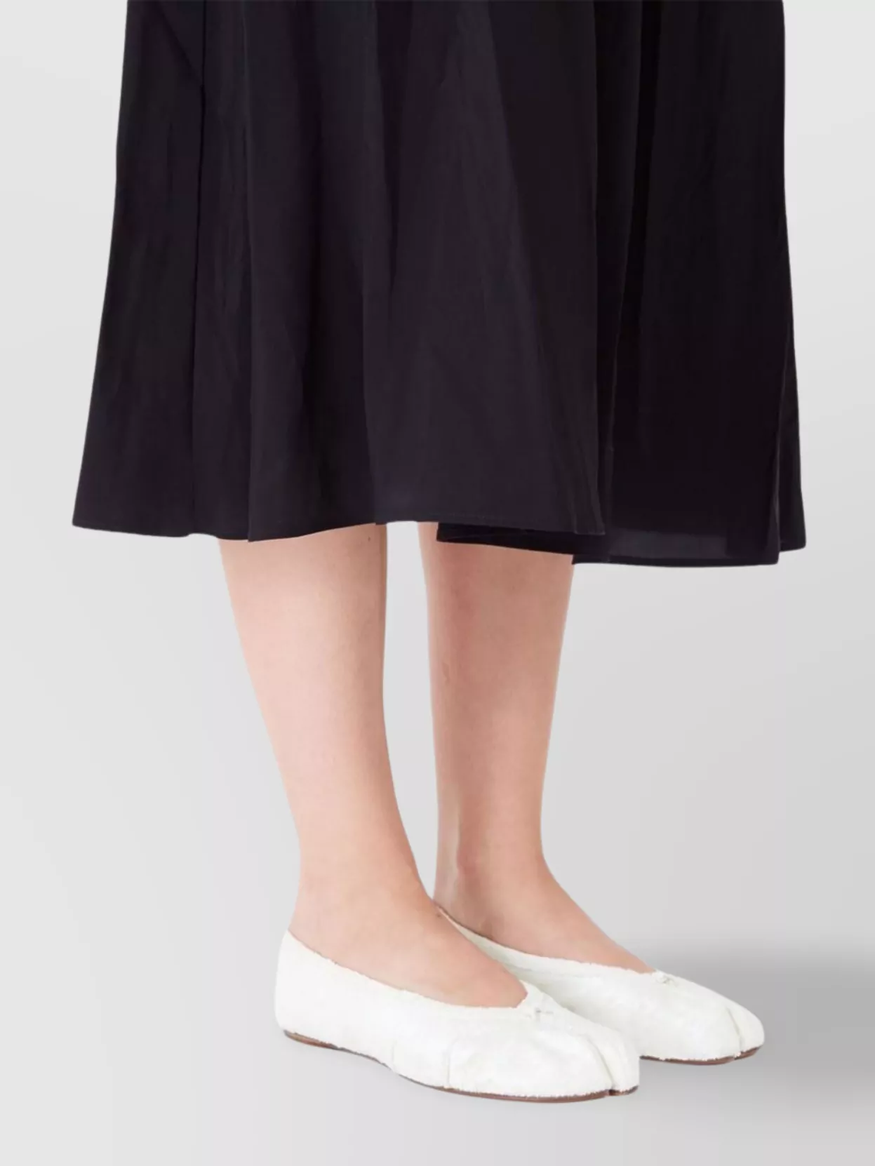 Maison Margiela Tabi Split Leather Ballerina Shoes