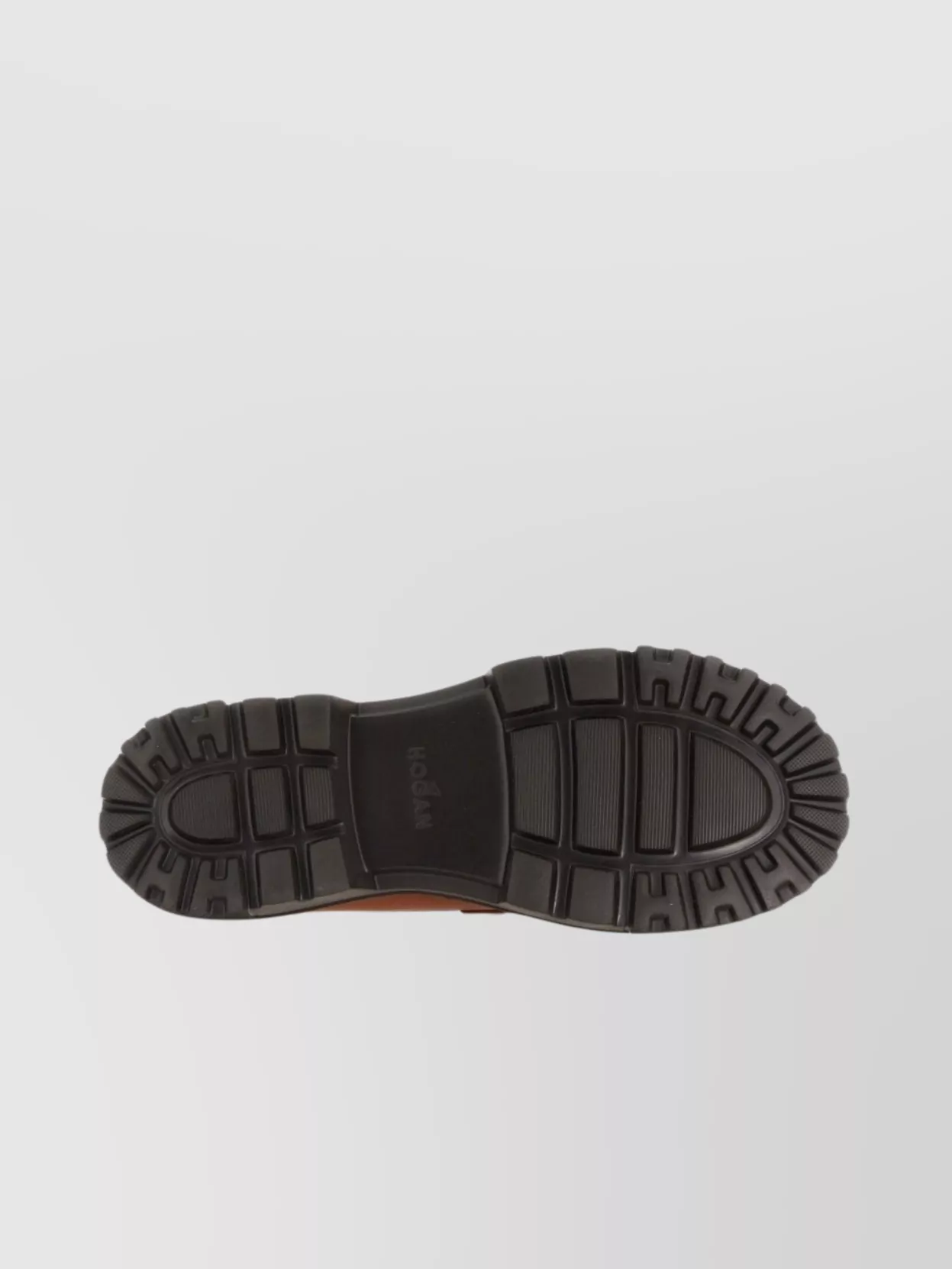 Hogan Chunky Sole Leather Loafers With Stitch Detailing