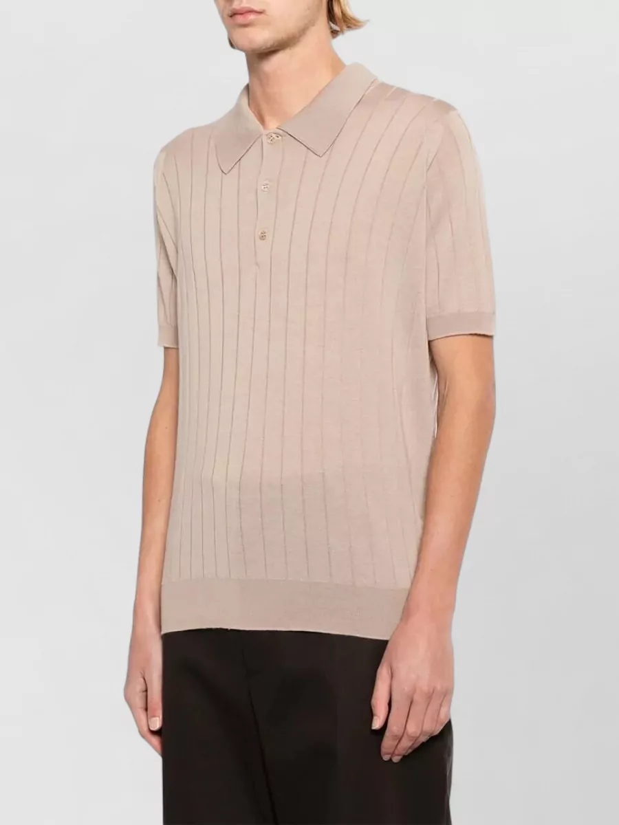 John Smedley Fine-Knit Polo Jumper