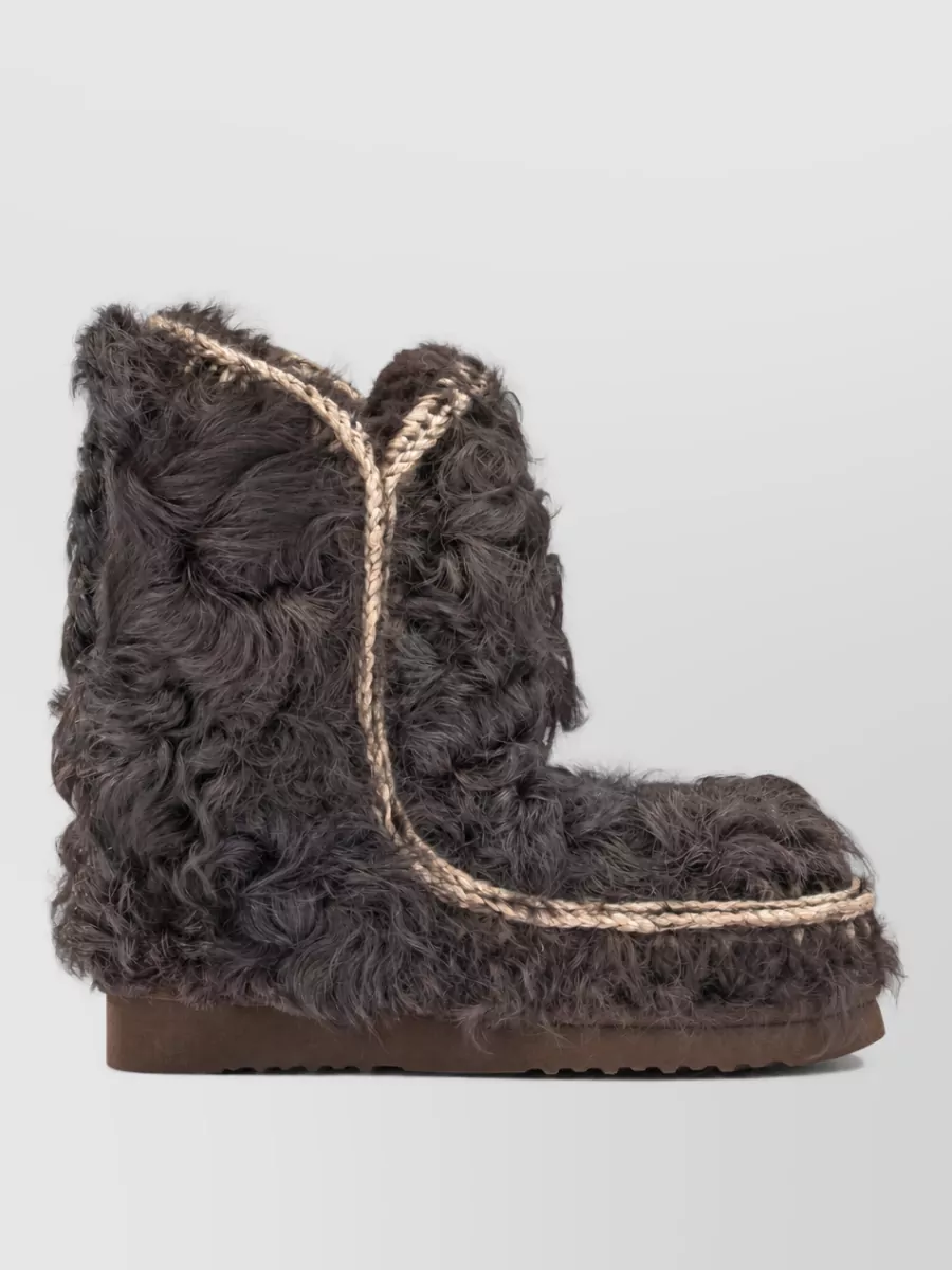 Mou Lamb Fur Slippers