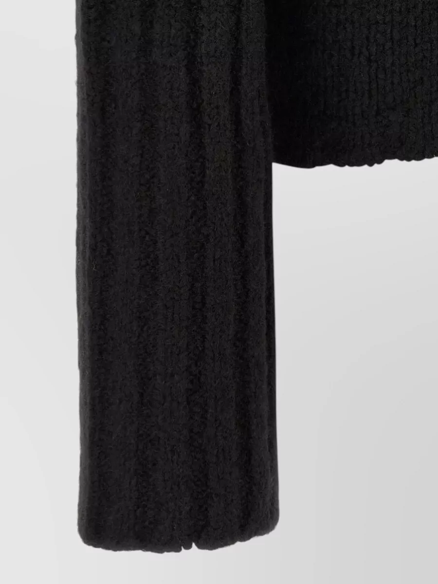 Rick Owens Cashmere Silk Gauze Knit Relaxed-Fit Crew-Neck Jumper