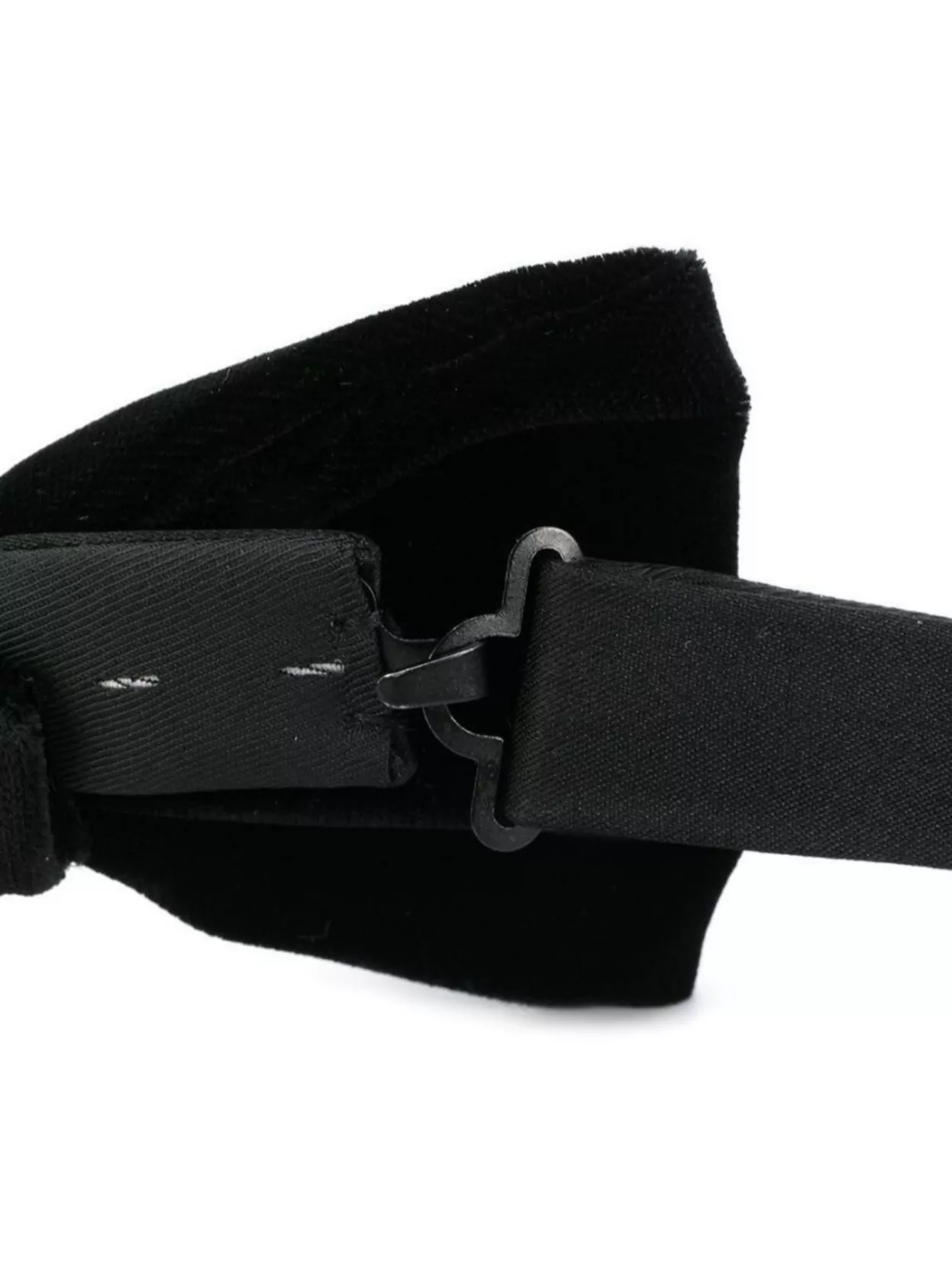 Saint Laurent Adjustable Silk Velvet Bow Tie