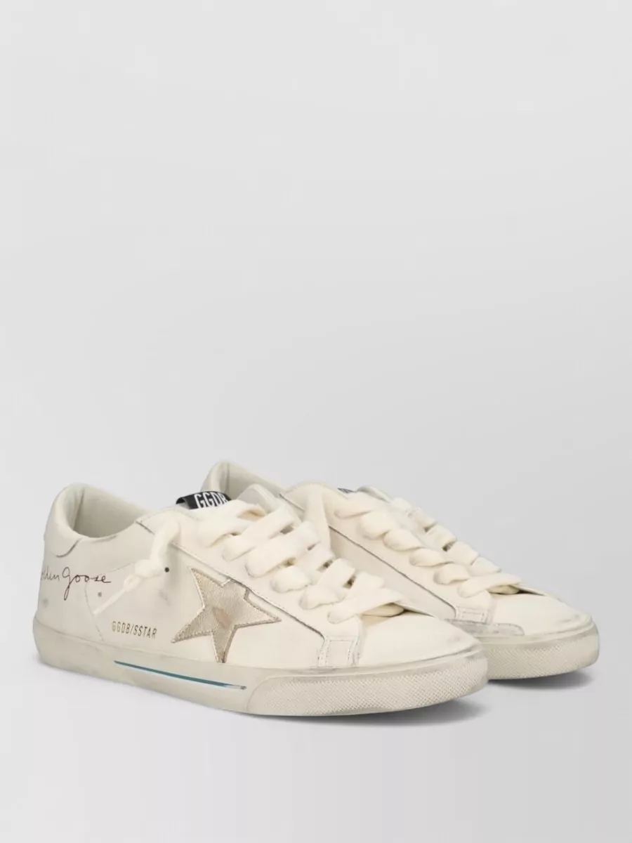 Golden Goose Leather Low-Top Sneakers