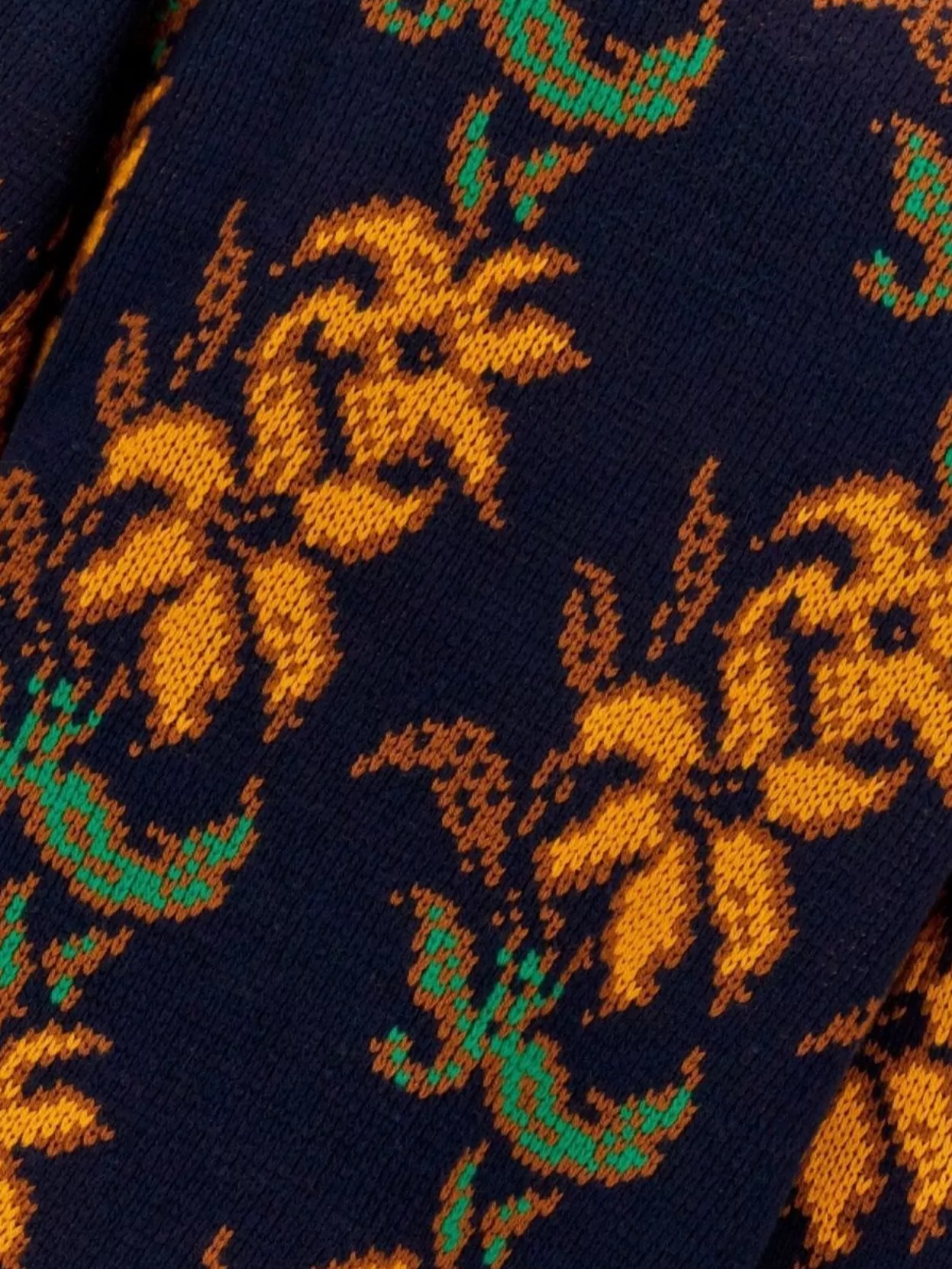 Etro Oversize Wool Sweater Floral Embroidery