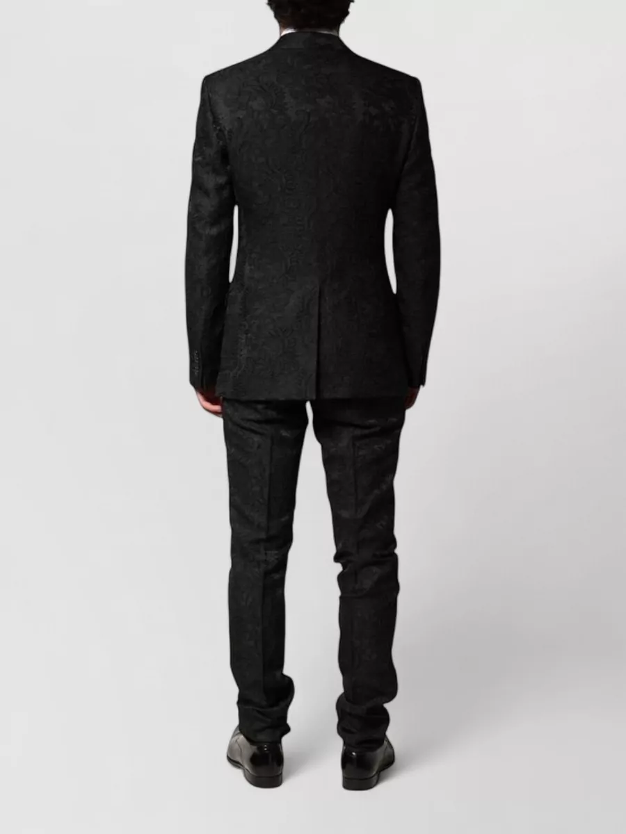 Dolce&Gabbana Brocade Single Breasted Suit