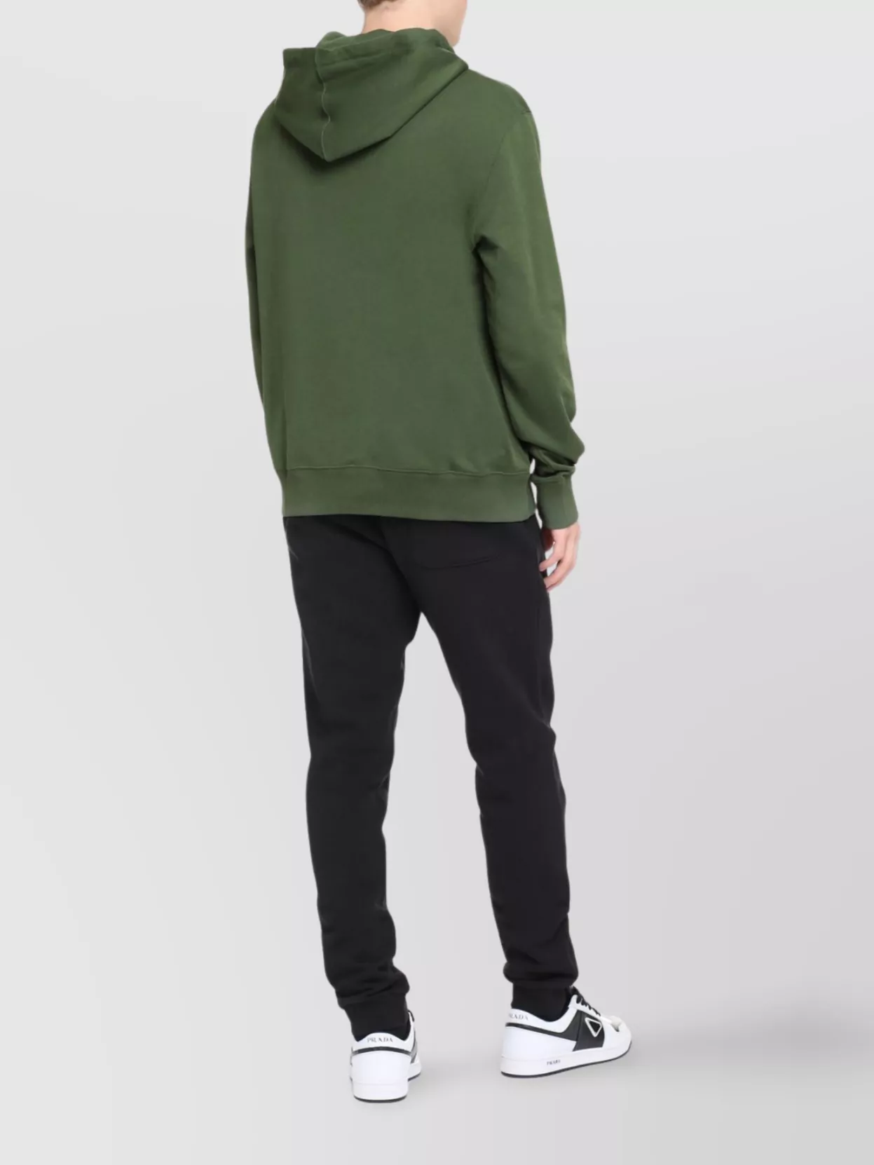 Etro Ribbed Cotton Hoodie With Drawstring