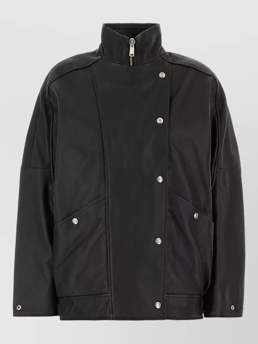 Anine Bing leather sandy jacket
