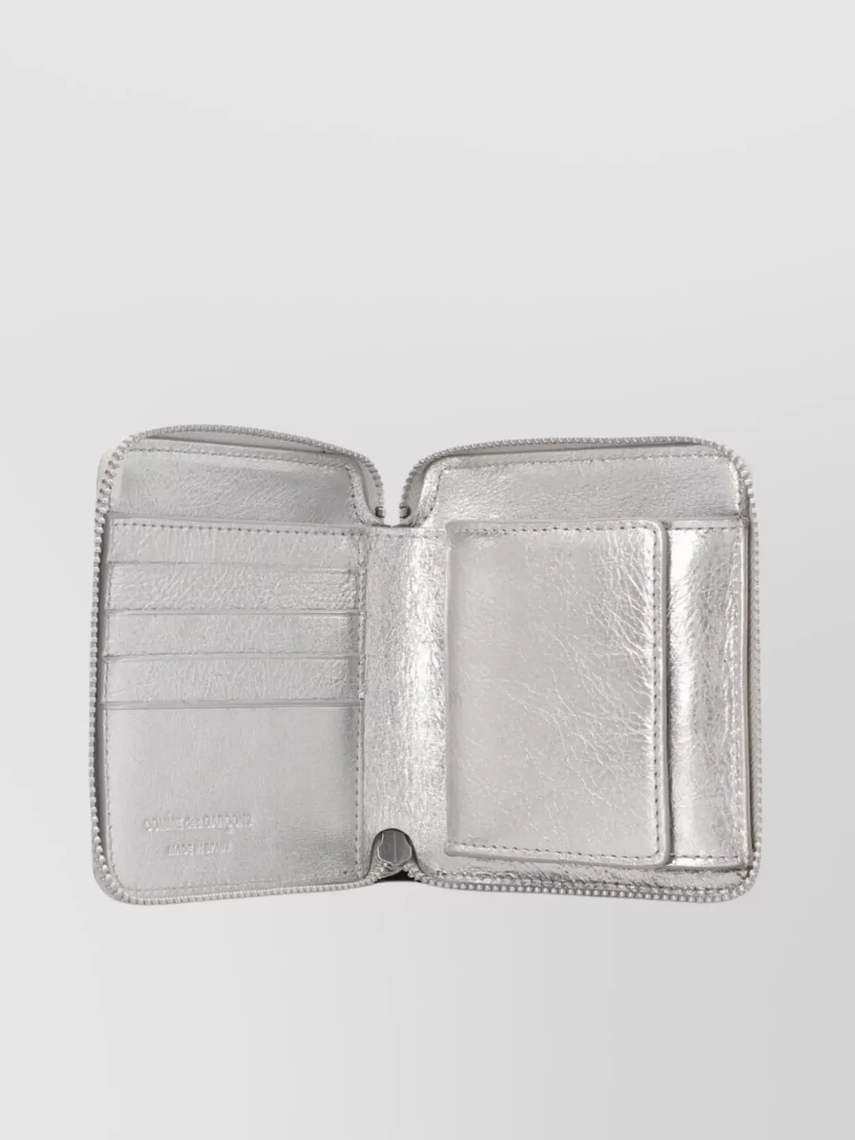 Comme Des Garçons "embossed Logotype" Design Wallet