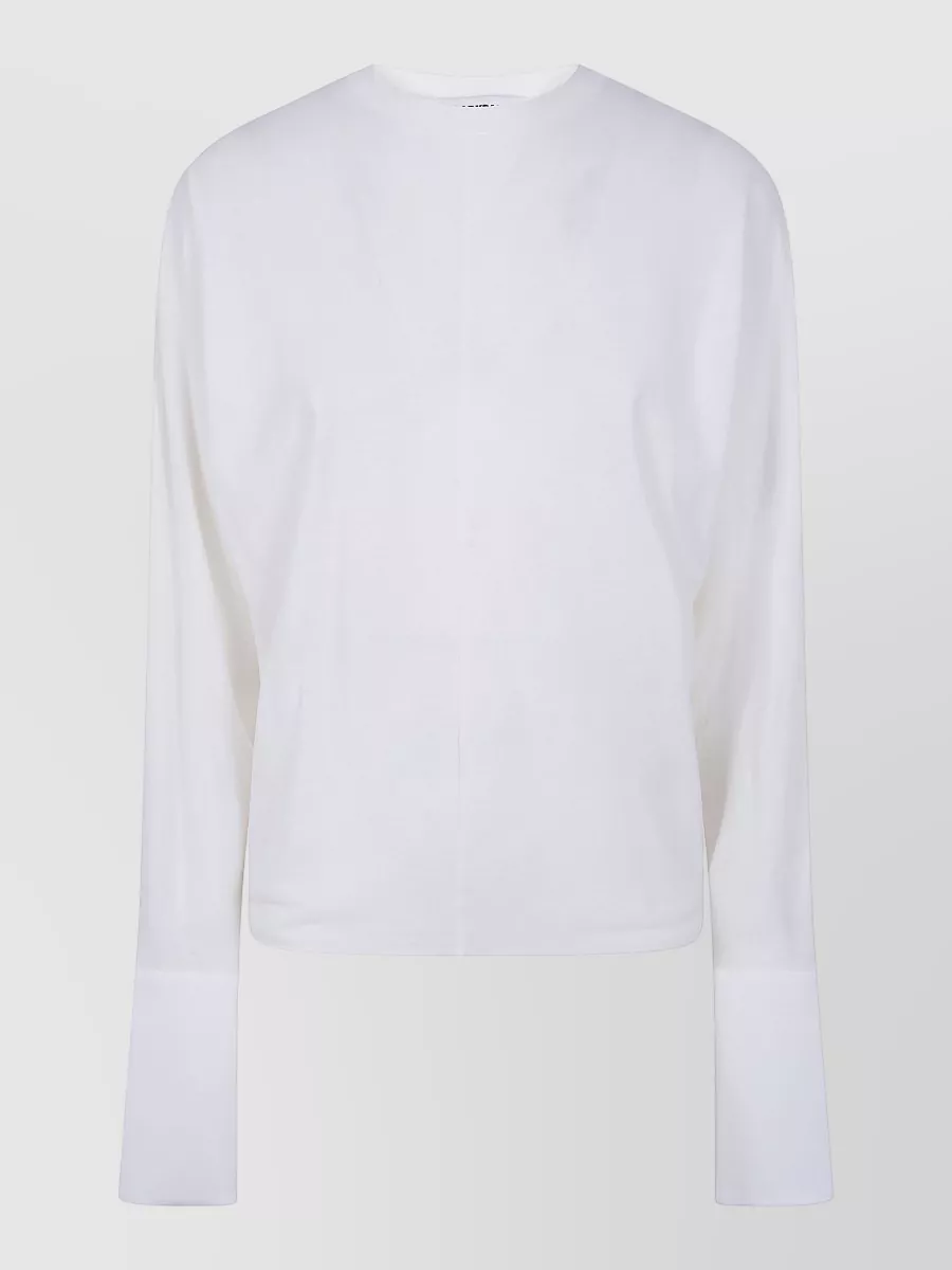 Darkpark Cotton Paris Long-Sleeve Crewneck Shirt