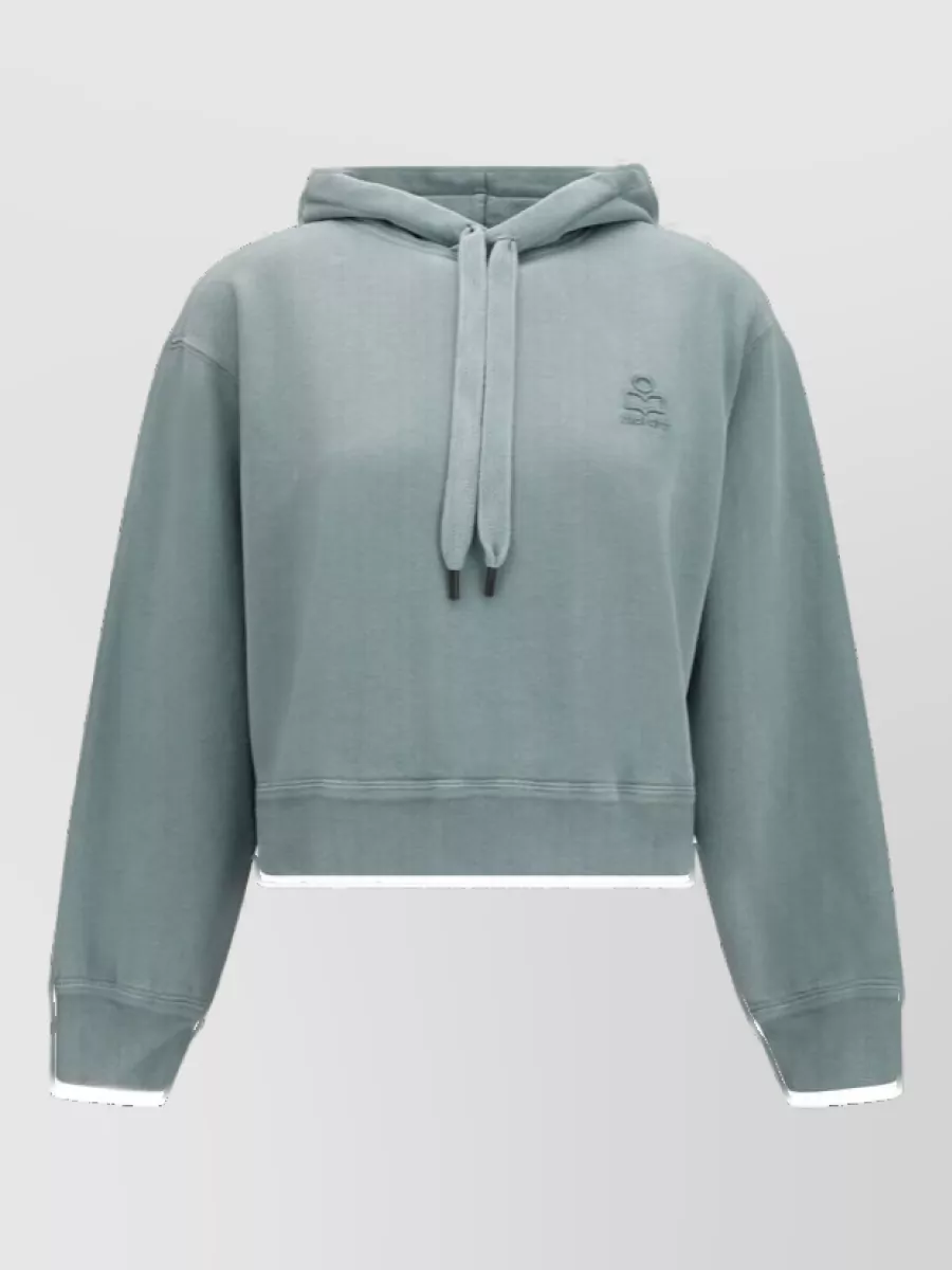 Isabel Marant Etoile cotton logo hoodie