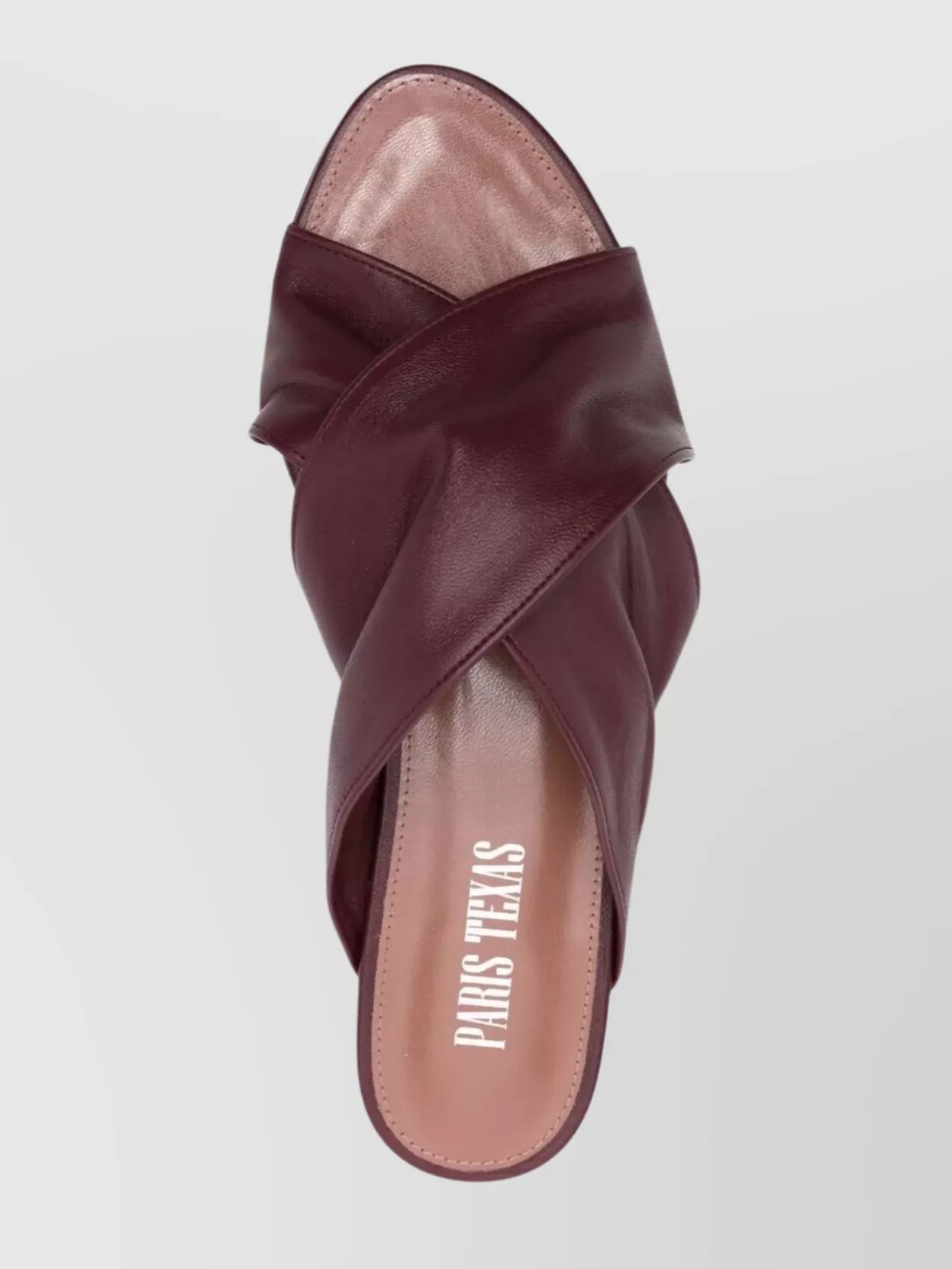 Paris Texas Flat Strappy Mules Open Toe