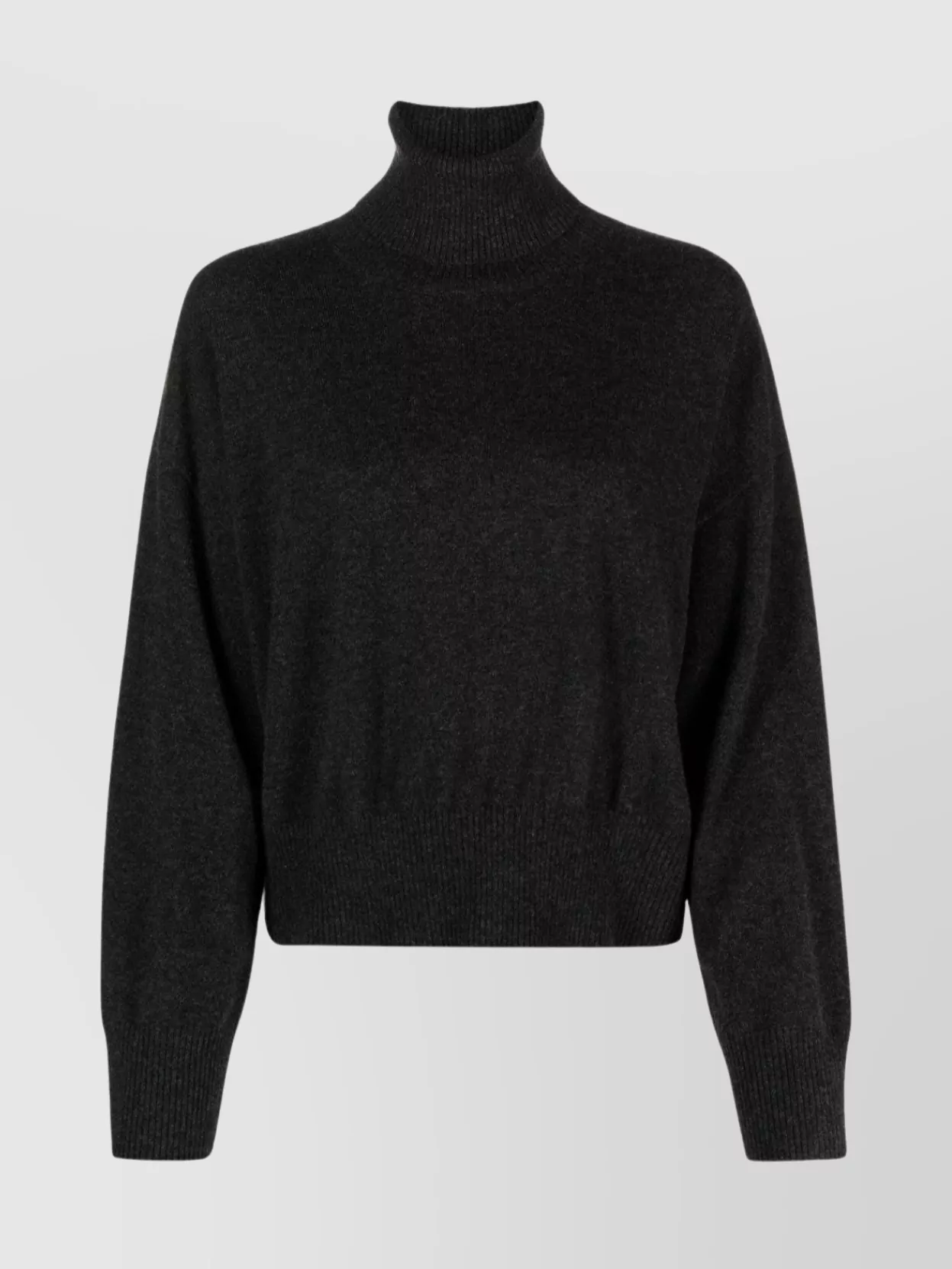 Shop P.a.r.o.s.h Wendy Roll Neck Sweater In Black